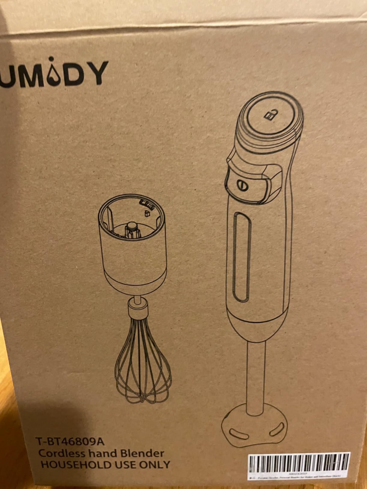 Cordless Immersion Blender Handheld Stick, Hand Blender with Egg Whisk | Hand Blender Mixer with Stainless Steel Blades for Smoothies, Soup, Purees & Baby Food customer photo 2