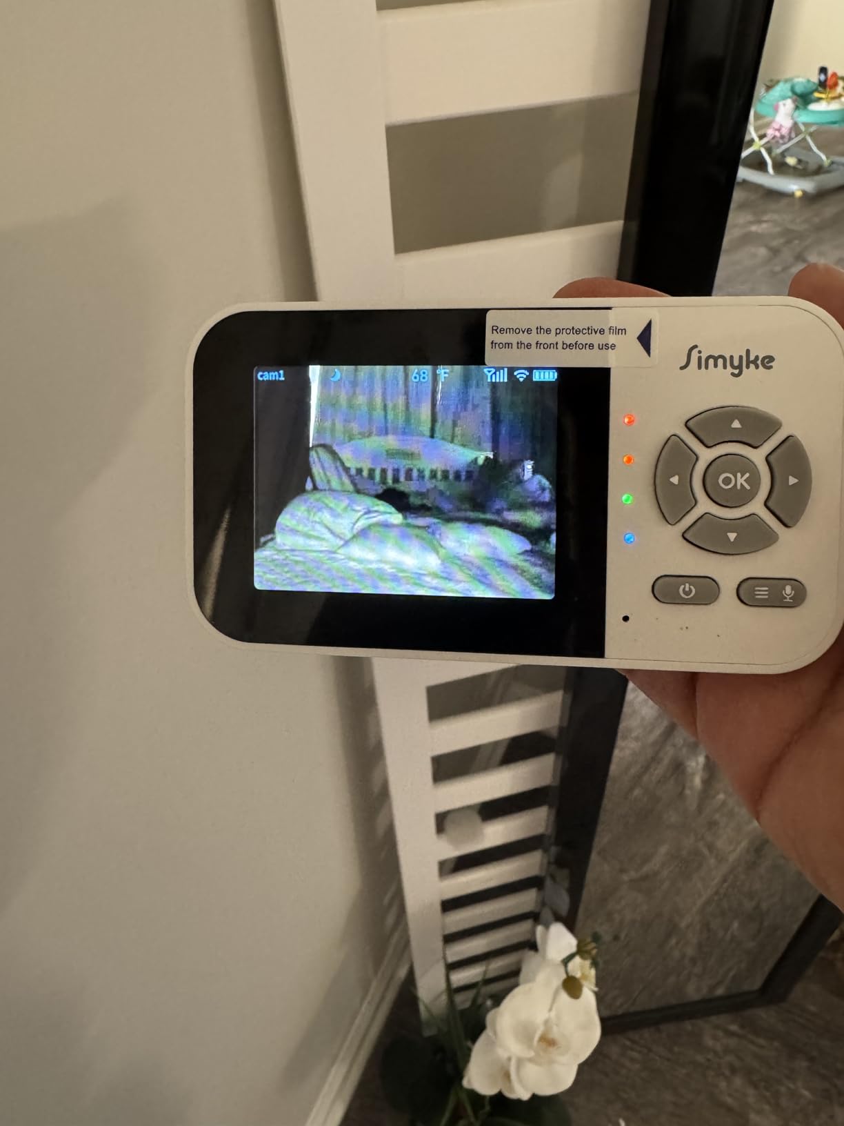 Simyke Upgrade Video Baby Monitor,WiFi Baby Camera,2.8