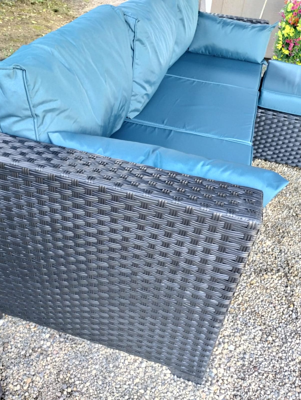 Patio Furniture Set 45 In Outdoor Fire Pits 7 Pieces Outdoor Patio Furniture 60000 BTU Outdoor Propane Fire Pit Table Patio Sofa Outdoor Chairs Anti-slip Cushions Waterproof Covers, Light Grey customer photo 2