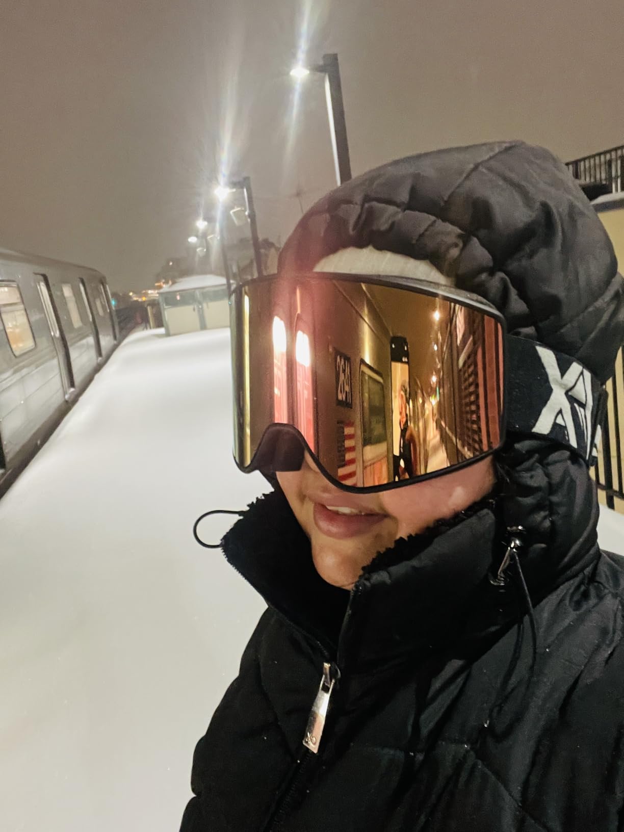Ski/Snowboard Goggles Parent-child Snow Goggles Over Glasses for Men,Women customer photo 2