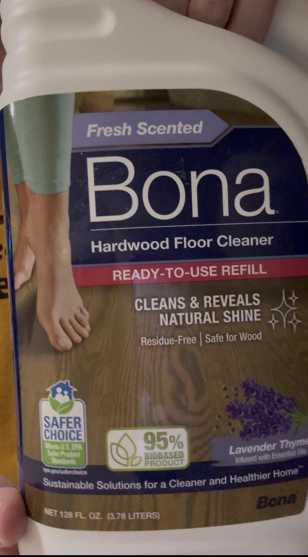 Bona Hardwood Floor Cleaner Refill - 128 fl oz - Cedar Wood Scent customer photo 1