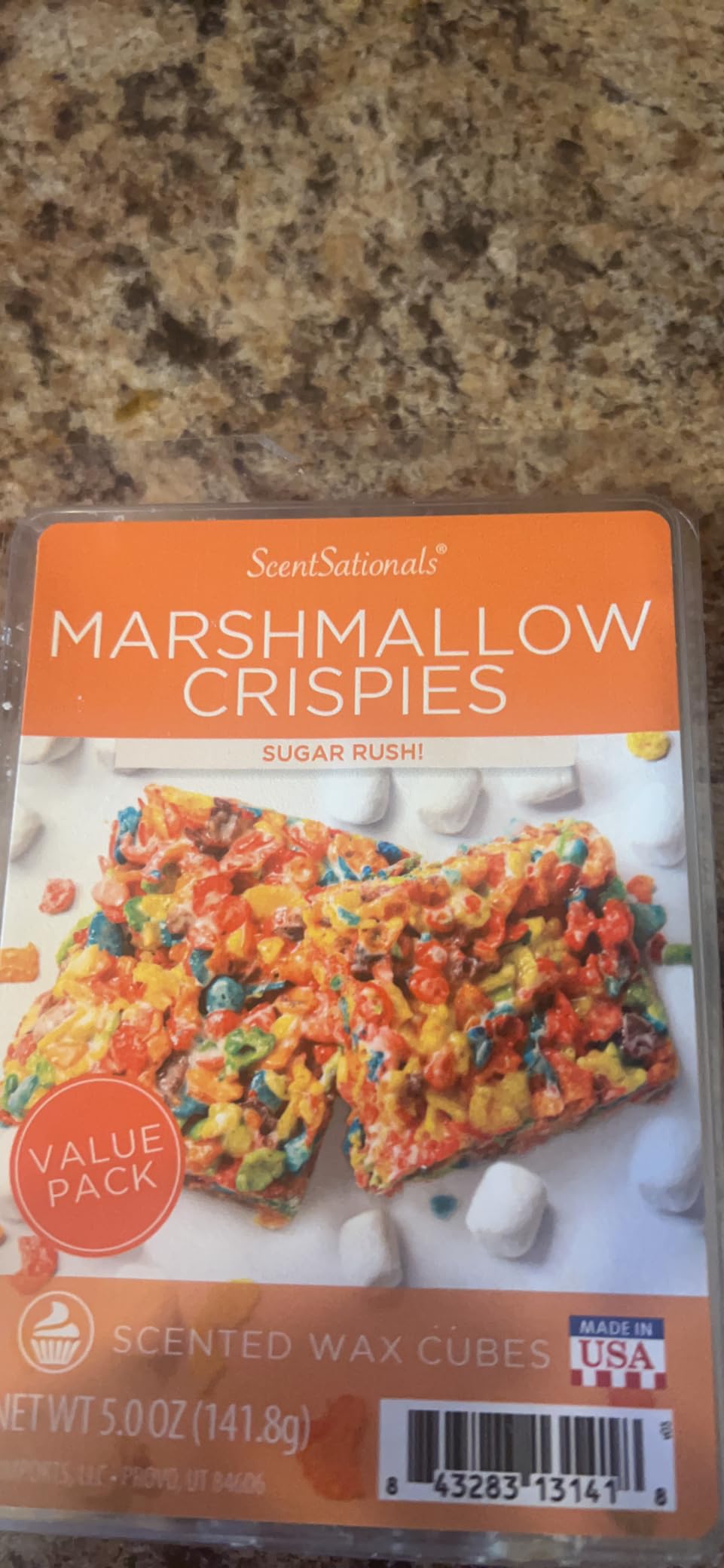 Scentsationals Marshmallow Crispies Scented Wax Melts 10oz (24 Cubes) customer photo 2