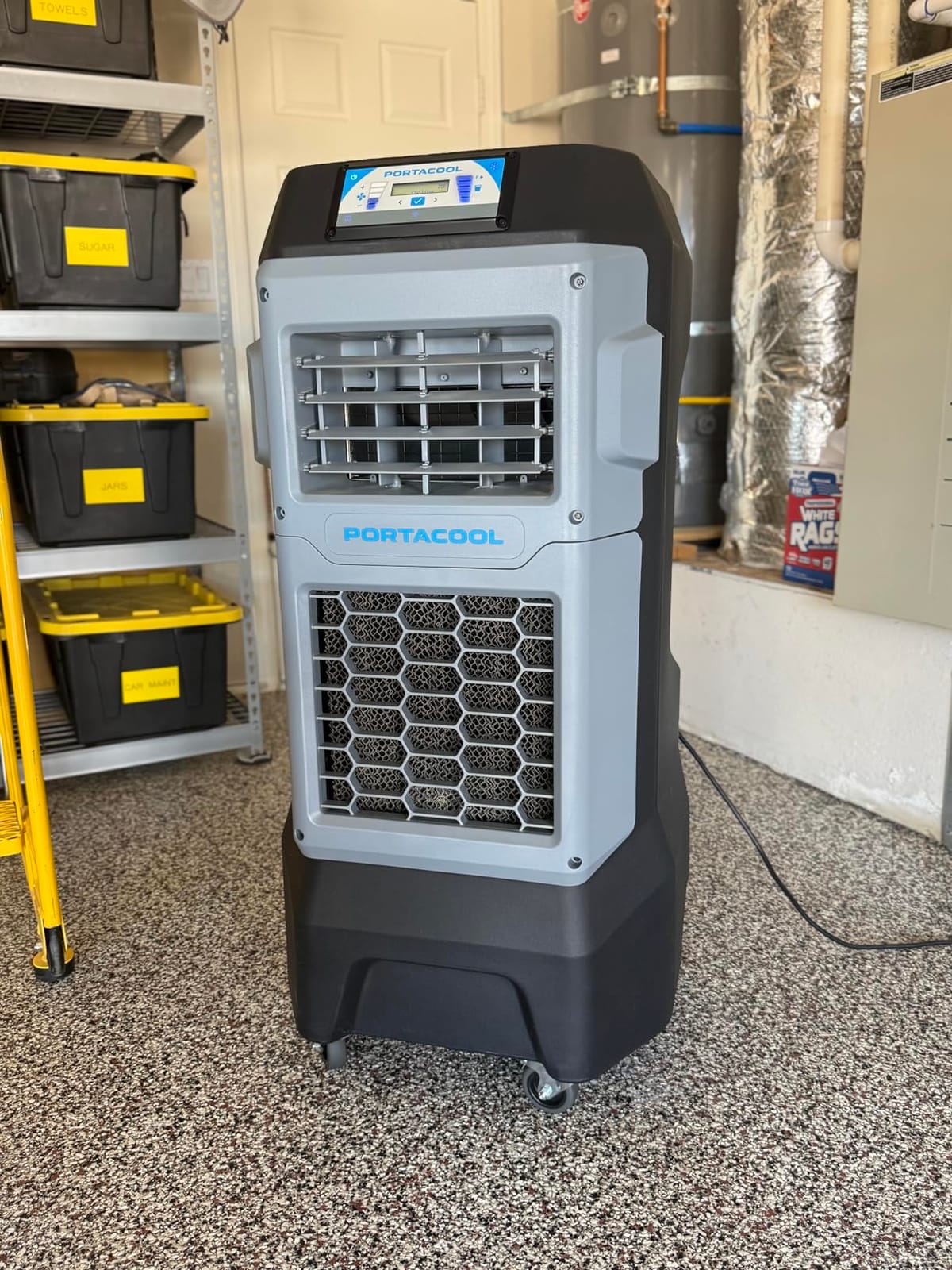 Portacool APEX 500 Wi-Fi Enabled Portable Evaporative Cooler - 500 sq ft, 13-Gal Reservoir, Variable Speed customer photo 1