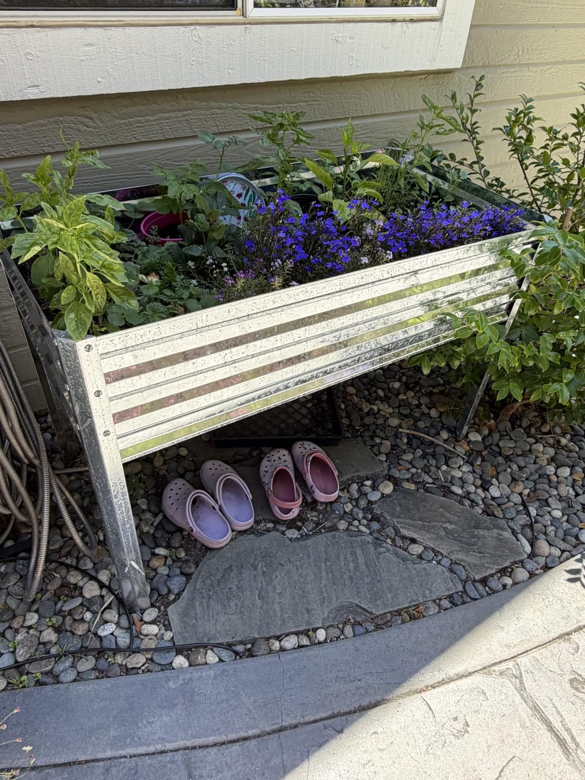 Galvanized Raised Garden Bed with Legs 48x24x32in Outdoor customer photo 1