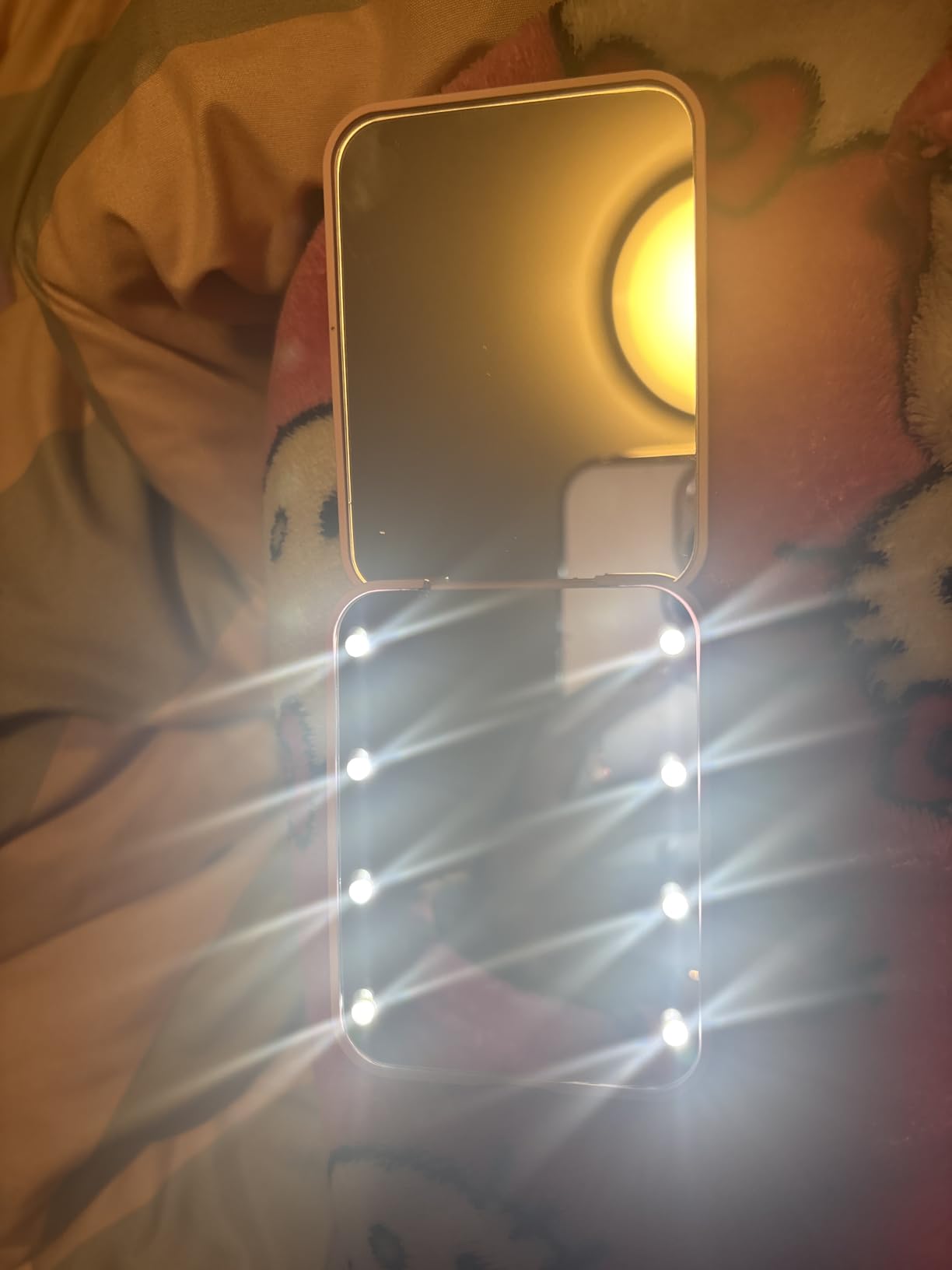 Compact Mirror with Light, 1X/3X Magnification LED Pocket Mirror for Women customer photo 2