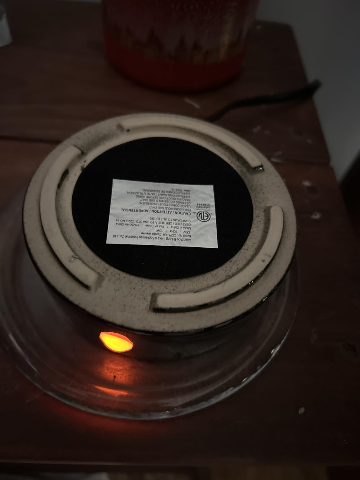 Electric Candle Warmer Ceramic Wax Melt Warmer Burner 3-in-1 for Scented Wax Jars customer photo 1