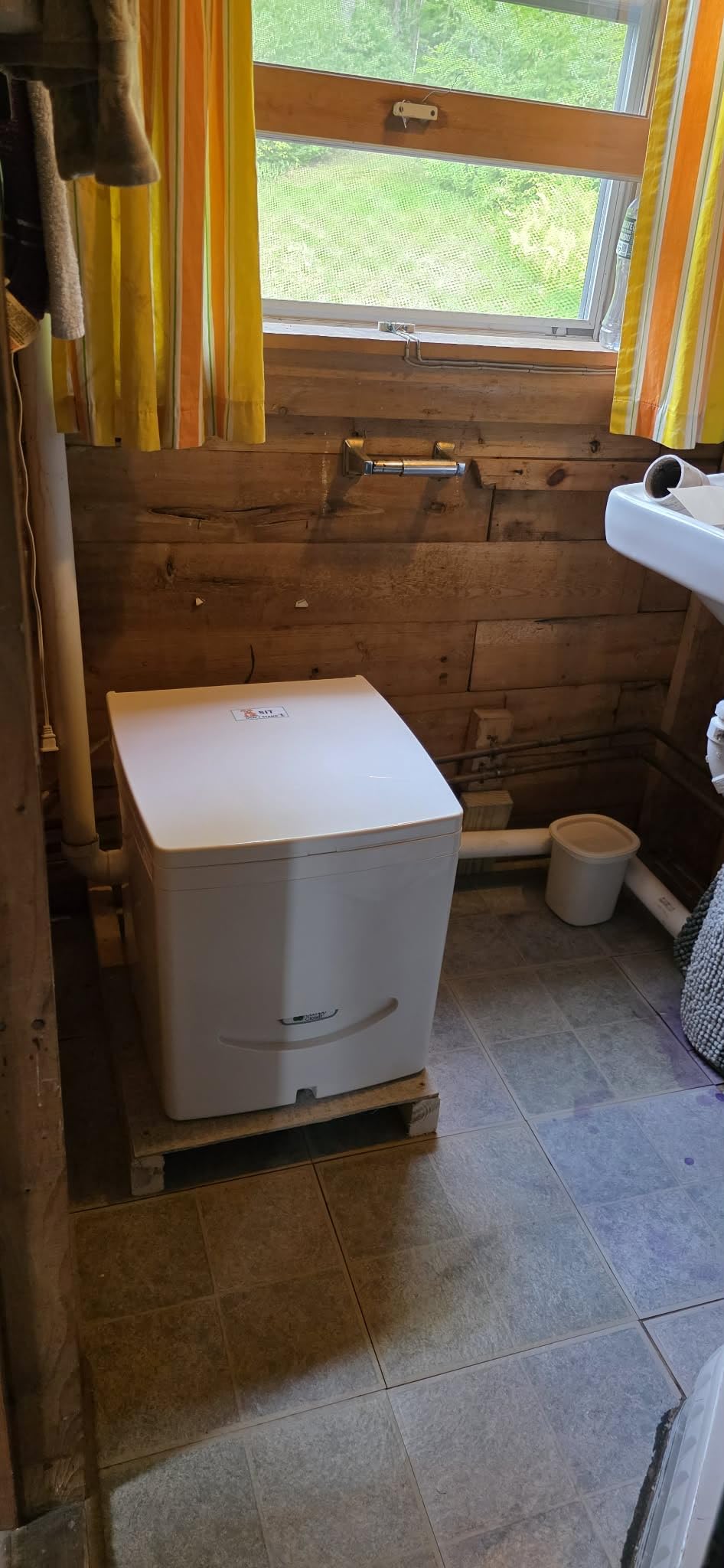 Cuddy Lite Portable Compost Toilet - for Camping, RVs, Campervans, Boats & Tiny Houses - LED Full Indicator, Liquid-Diverting, Separating, Solids Cover, Easy Clean - Portable & Compact customer photo 1