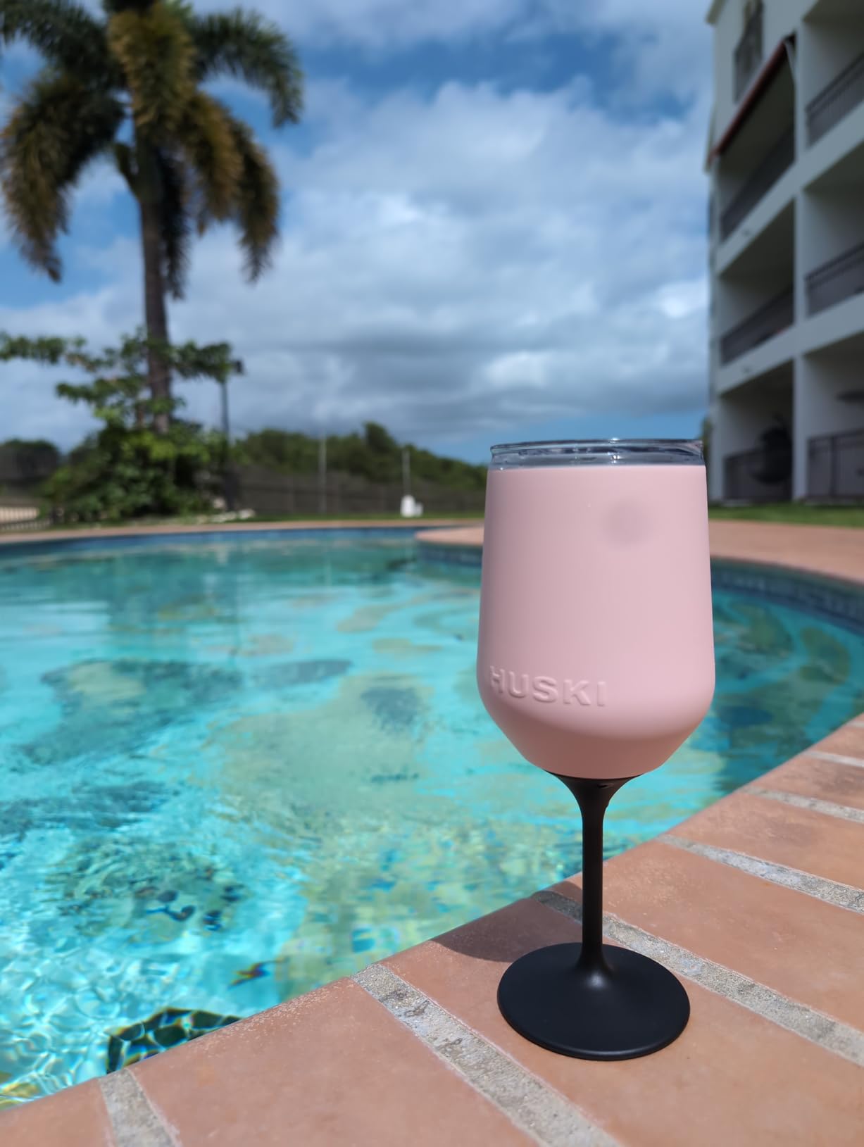 Huski Wine Tumbler 2.0 | NEW | Award-winning Design with Detachable Stem | Premium Stainless Steel Wine Glass with Lid | Triple Insulated Tumbler | 12oz Capacity | Great Gift (Brushed Stainless) customer photo 2