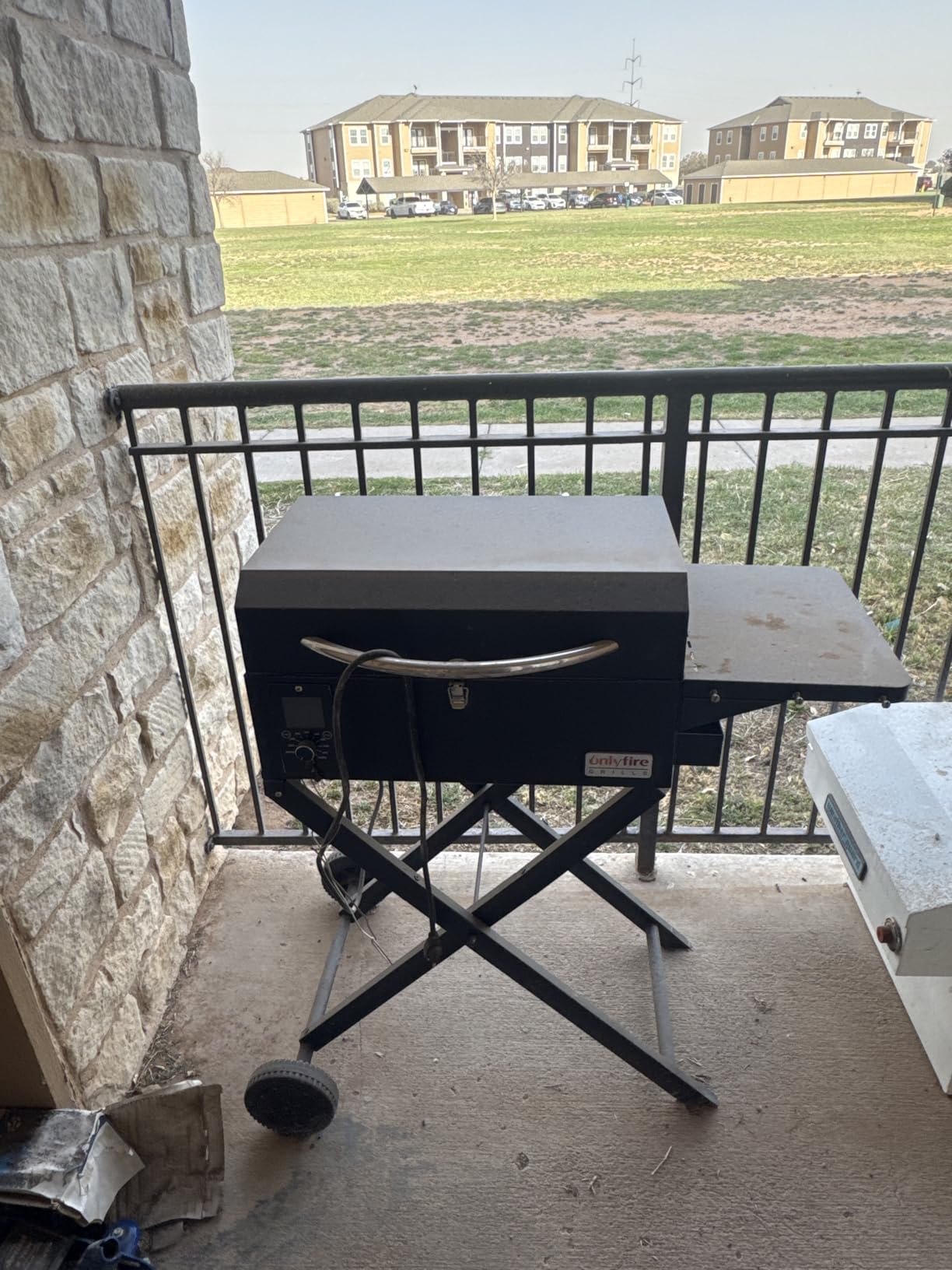 ONLYFIRE GRILLS BBQ Wood Pellet Grill Smoker with Foldable Cart,Black GS343 customer photo 2