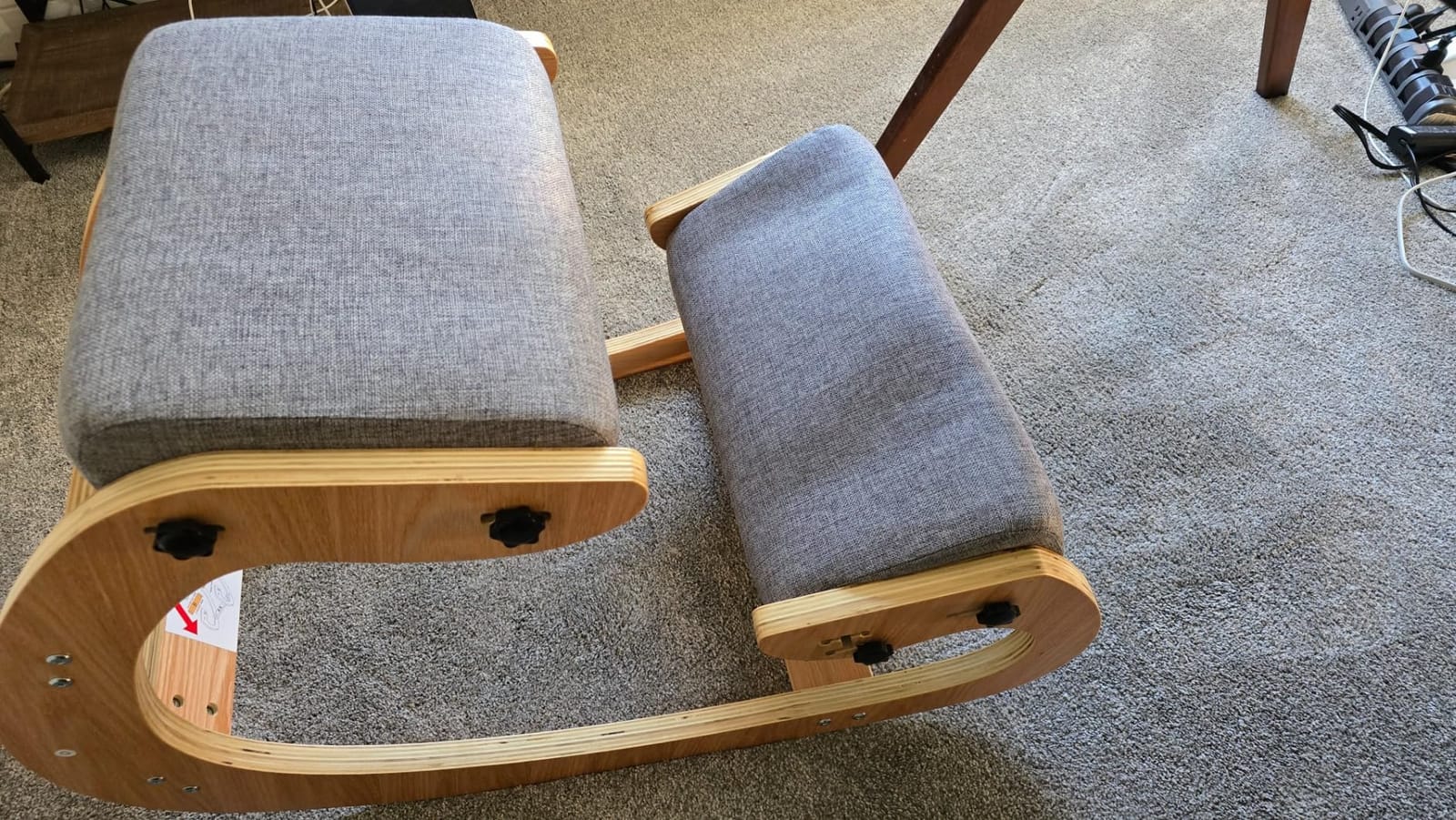 Easyego Kneeling Chair Ergonomic Posture Chair - Gray customer photo 1