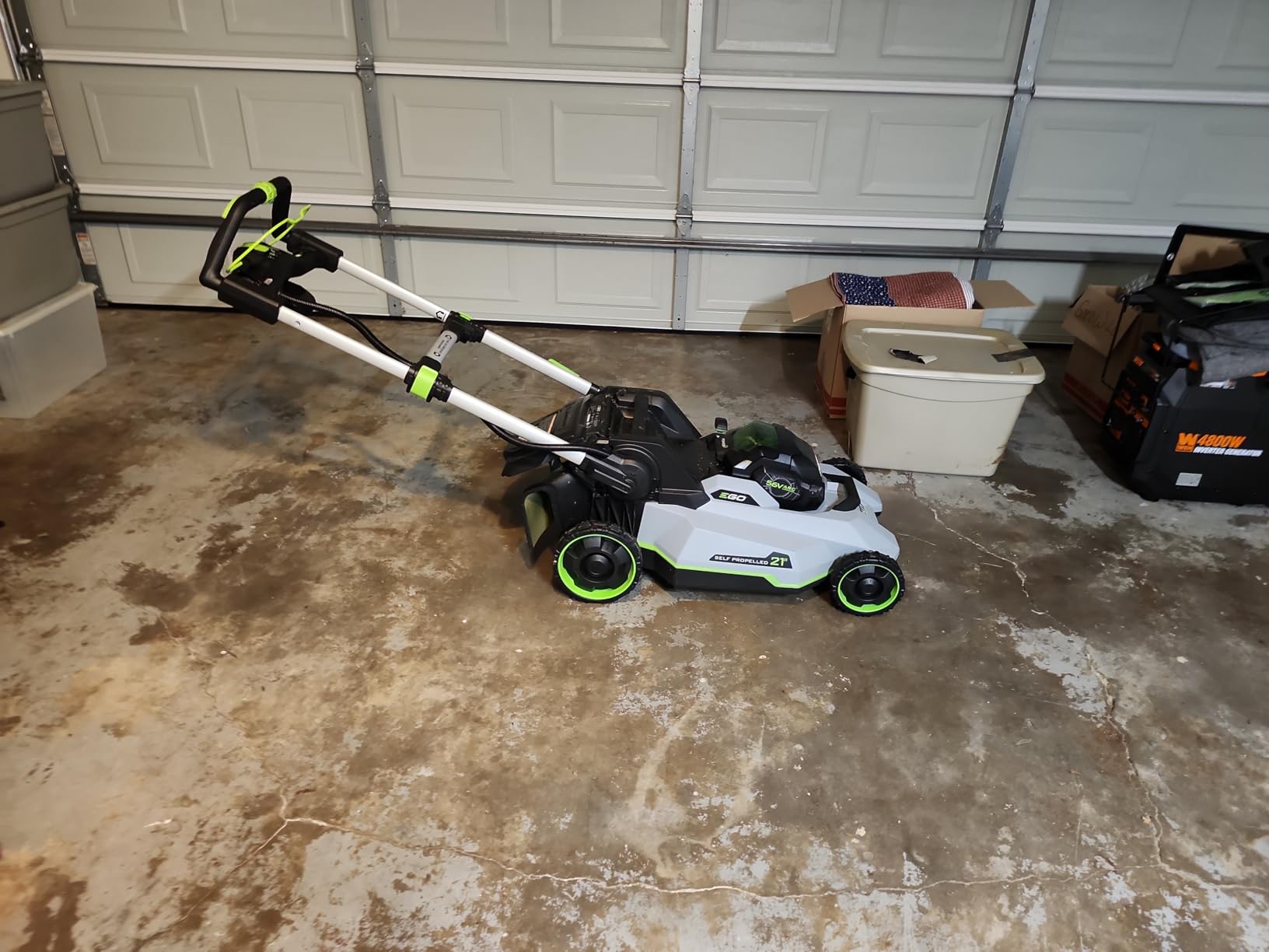 EGO POWER+ Cordless Electric Lawn Mower, Self-Propelled, Includes 56V 7.5Ah Battery and Rapid Charger (LM2135SP) Plus Extra 5.0Ah Battery (BA2800T) customer photo 1