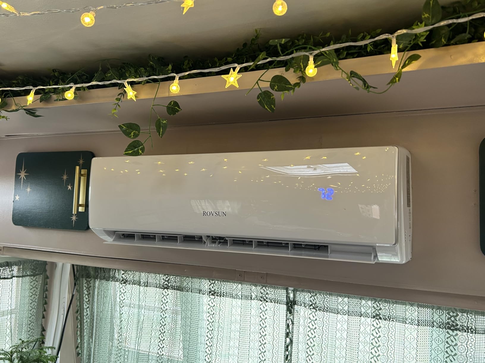 ROVSUN 11500 BTU Wifi Enabled Mini Split Air Conditioner & Heater, 17 SEER2 115V Inverter Ductless Wall AC Unit with Pre-Charged Condenser, Heat Pump & Installation Kit customer photo 2