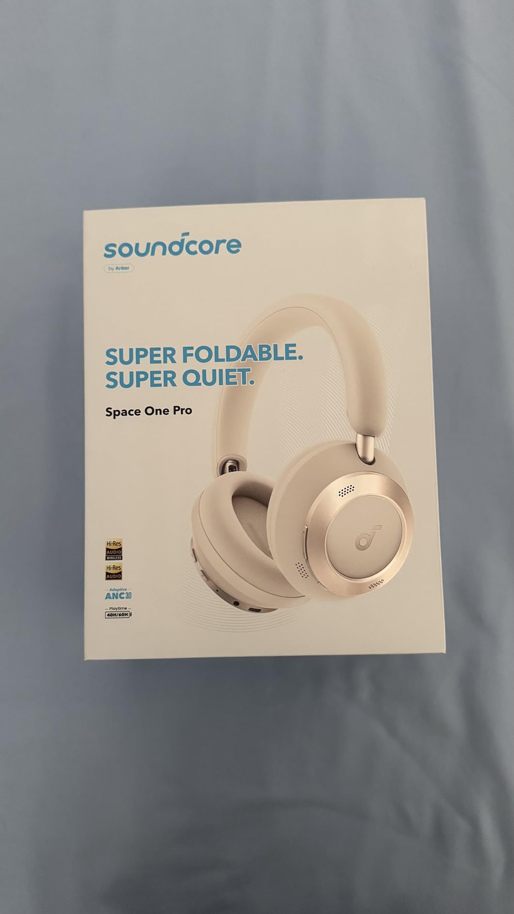 Soundcore Anker Space One Pro Wireless Over-Ear Headphones, Foldable Design customer photo 1