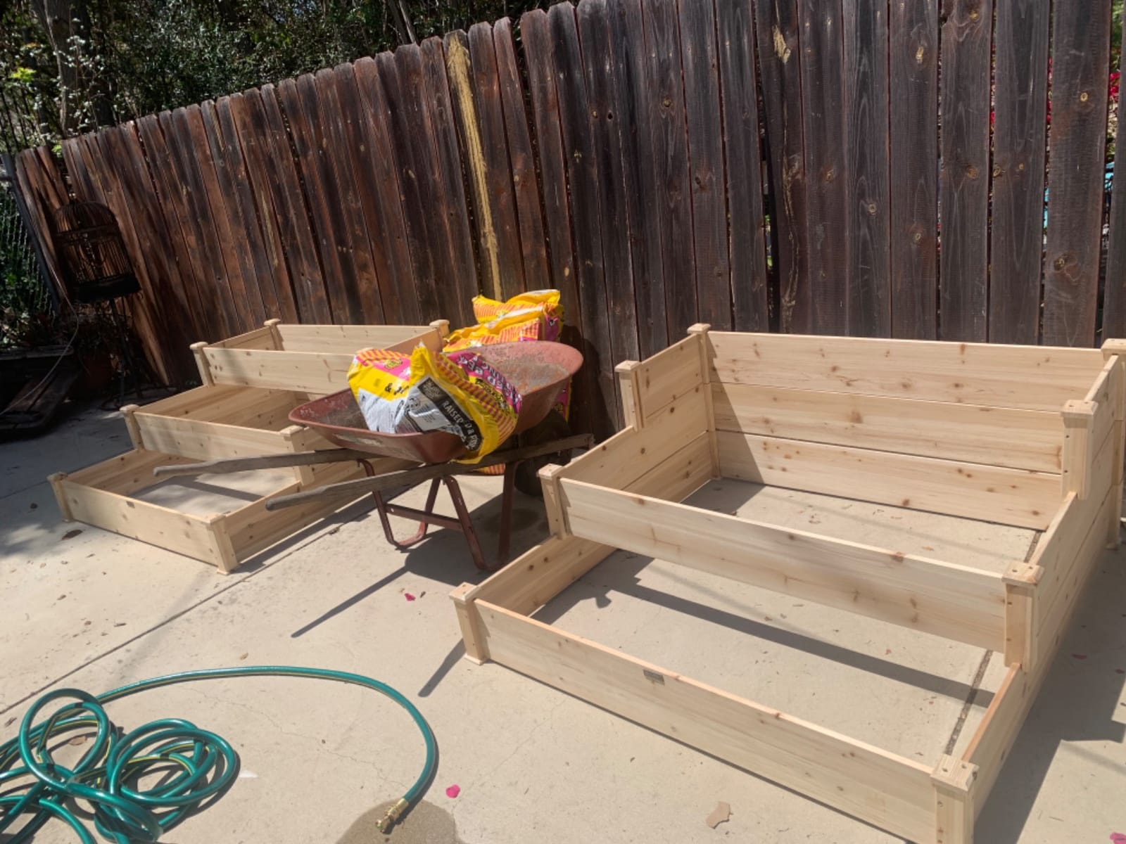 GIANTEX Wooden Raised Garden Bed, Rectangular Planter Box for Vegetables, Fruits, Flowers, Herbs, 48