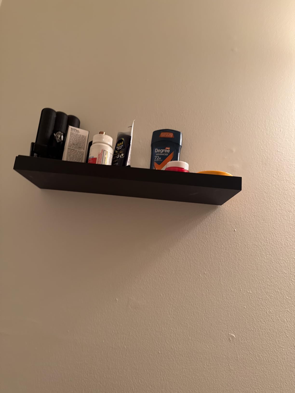 upsimples Floating Shelves for Wall Decor and Storage, Brown, 6Pcs 15.7'' | Wall Mounted Wood Shelves for Living Room, Bedroom, Bathroom, Kitchen, Office, Laundry Room Display and Organize customer photo 2