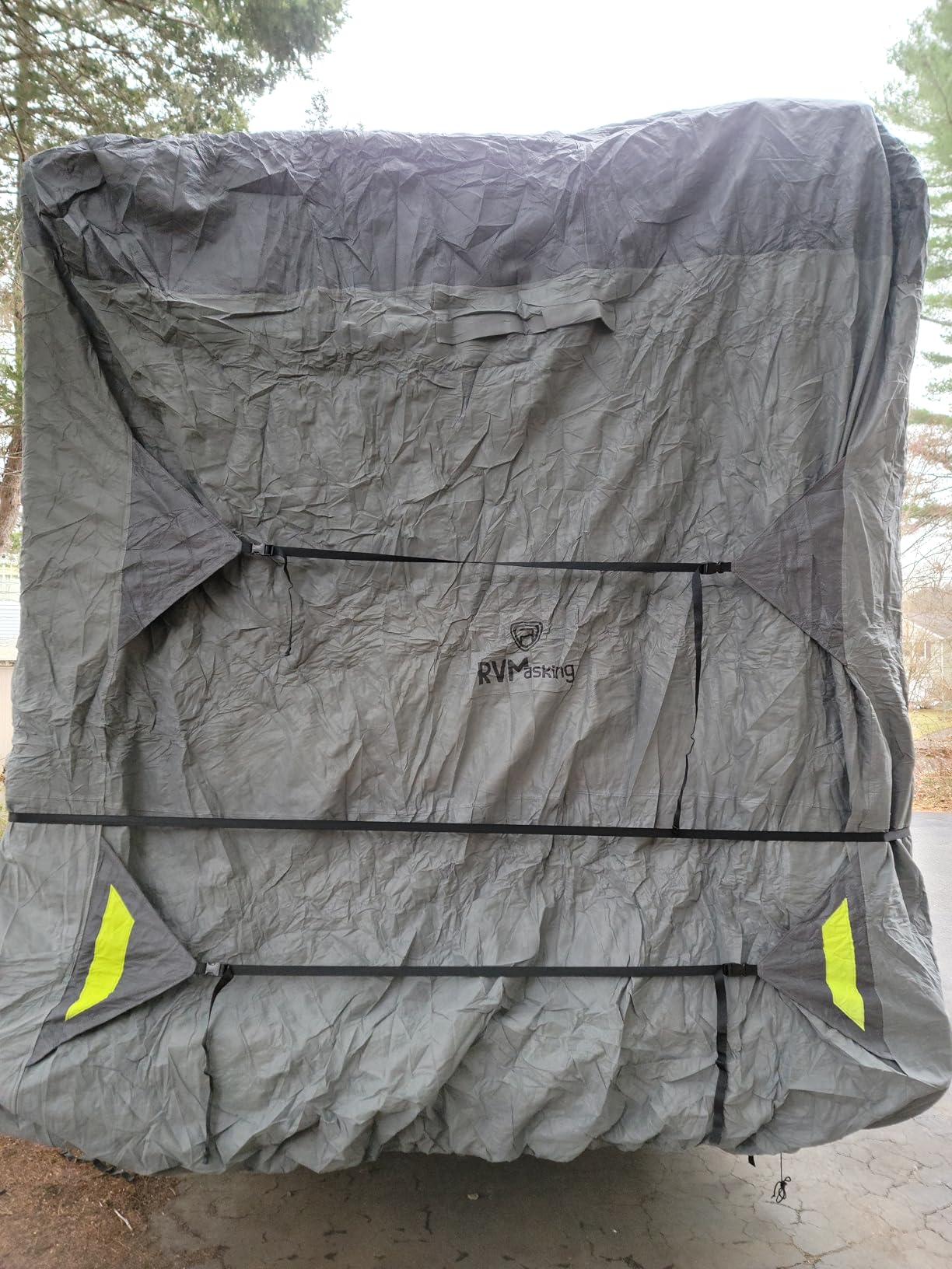 RVMasking Travel Trailer RV Cover, 9-Layer Heavy Duty Waterproof,22-24ft customer photo 2
