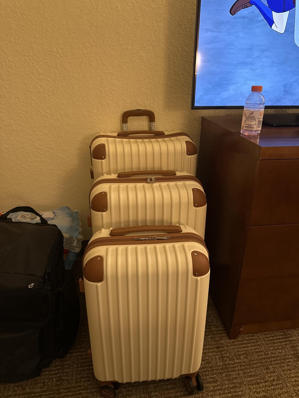 Cosbarn Luggage Sets, Lightweight Durable Hardshell, 5 piece Suitcase Sets customer photo 2