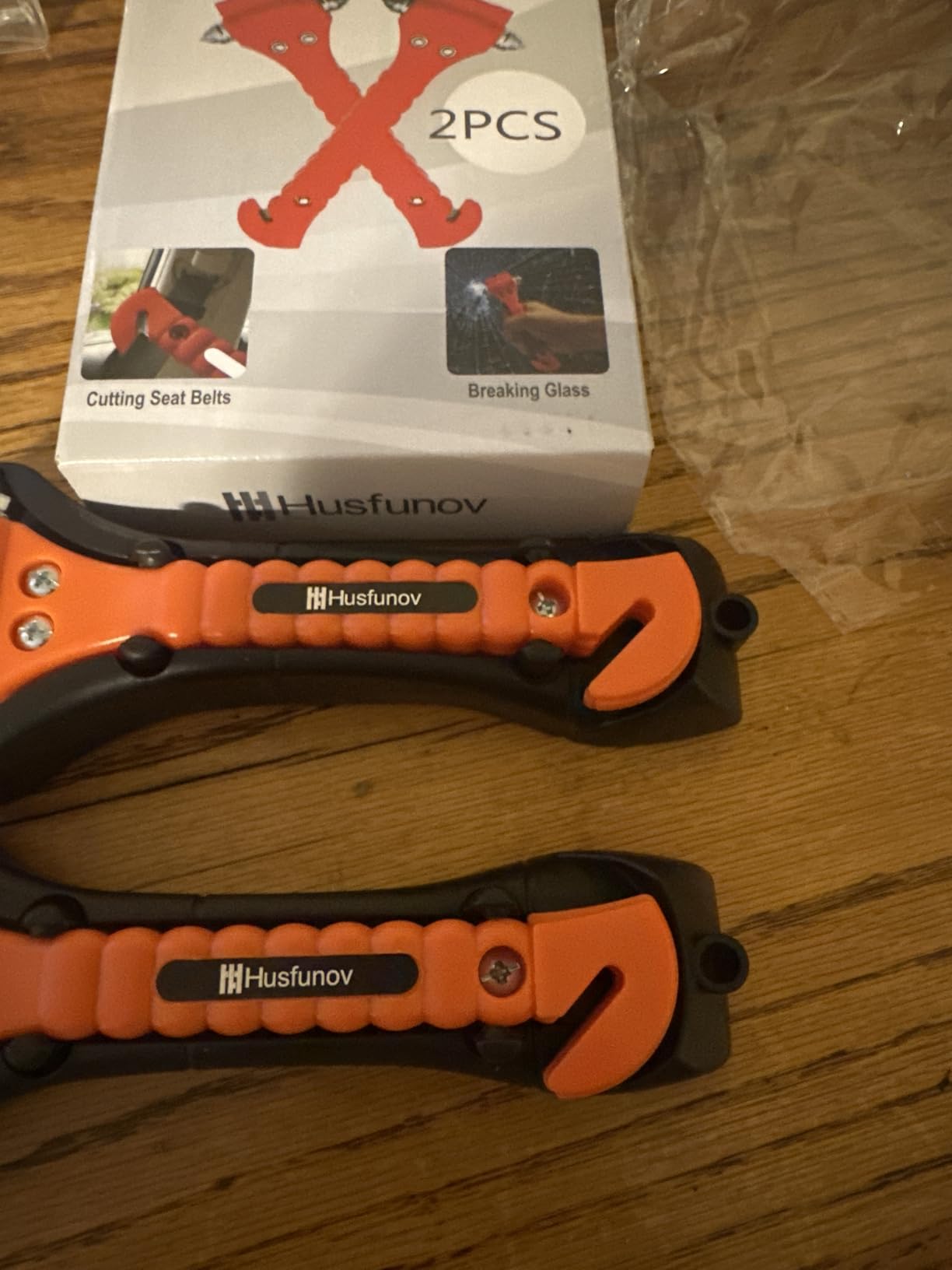 Car Window Breaker Hammer and Seat Belt Cutter 2-in-1, Emergency Escape Tool | Car Accessories, Auto Car Escape Tool, Safety Hammer for Family Rescue and Auto Traffic Accident Emergency Escape, 2 Packs customer photo 1
