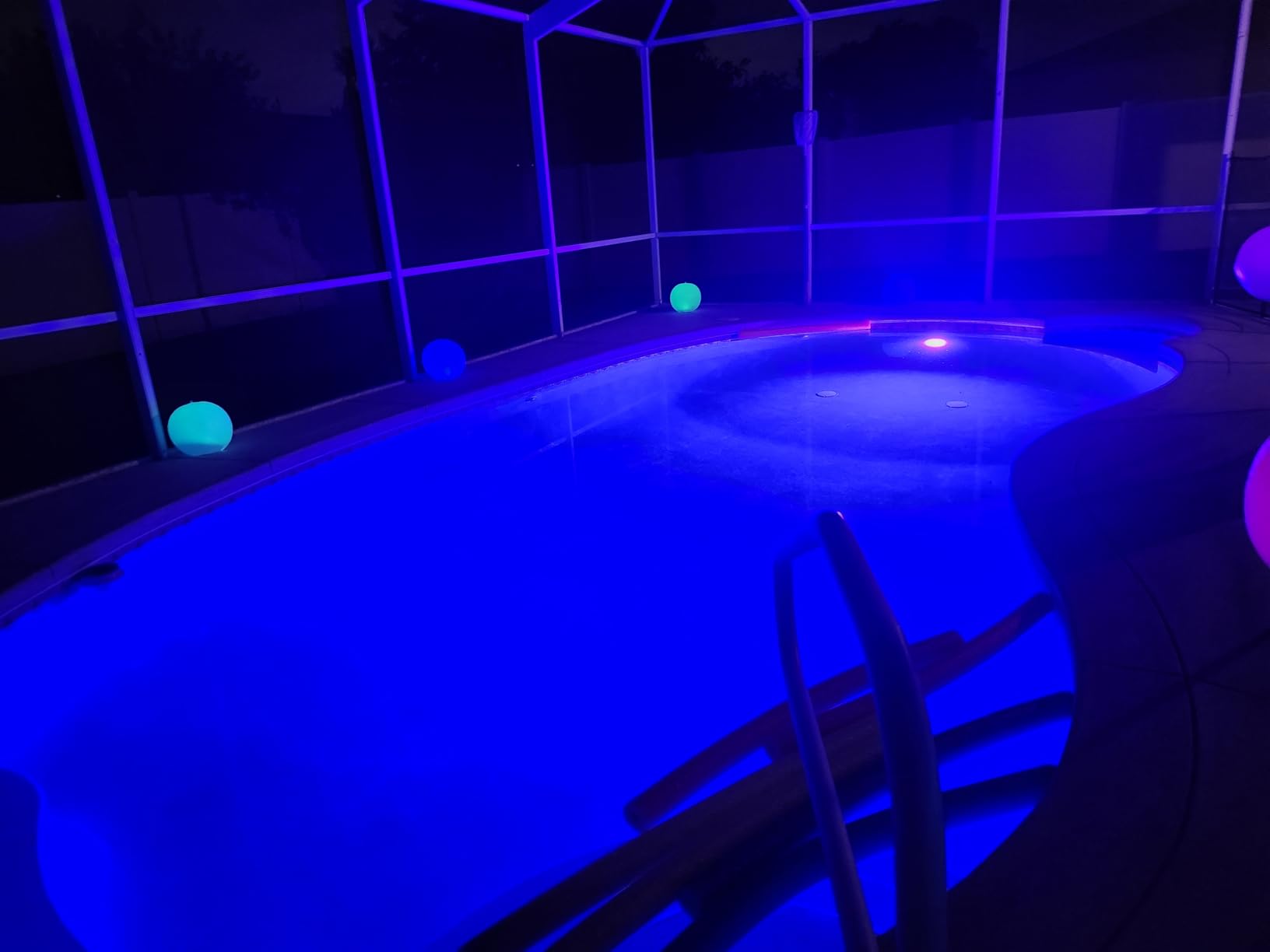 Awanhe Pool Lights for Inground Pool, 60W 10 Inch LED Inground Pool Light with Controller, Remote and APP Control for Wet Niche, Color Changing Underwater Swimming Pool Lights with 50 Foot Cord customer photo 2
