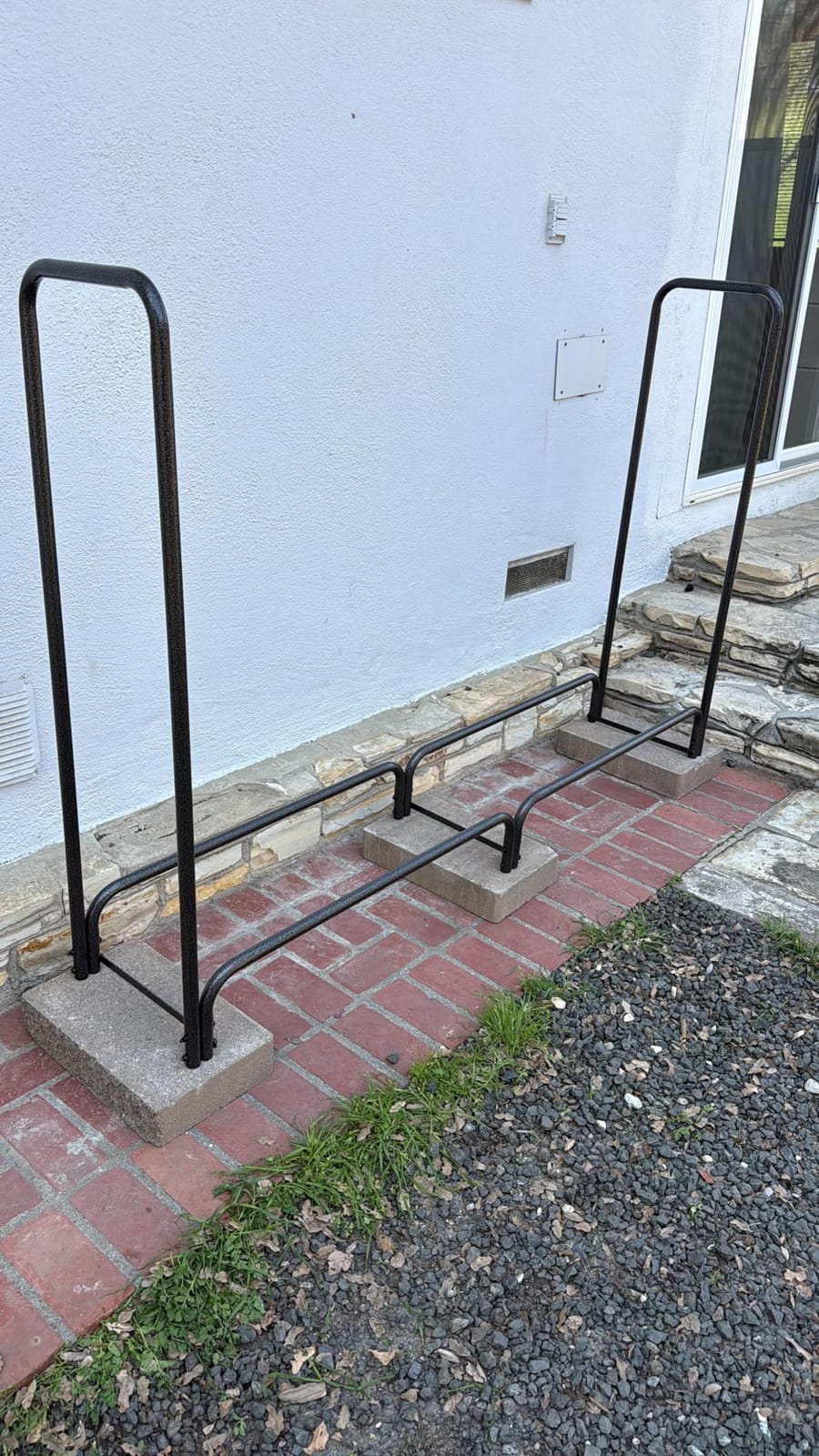 VIVOHOME 12 ft Heavy Duty Firewood Rack Outdoor with Cover, Black customer photo 2