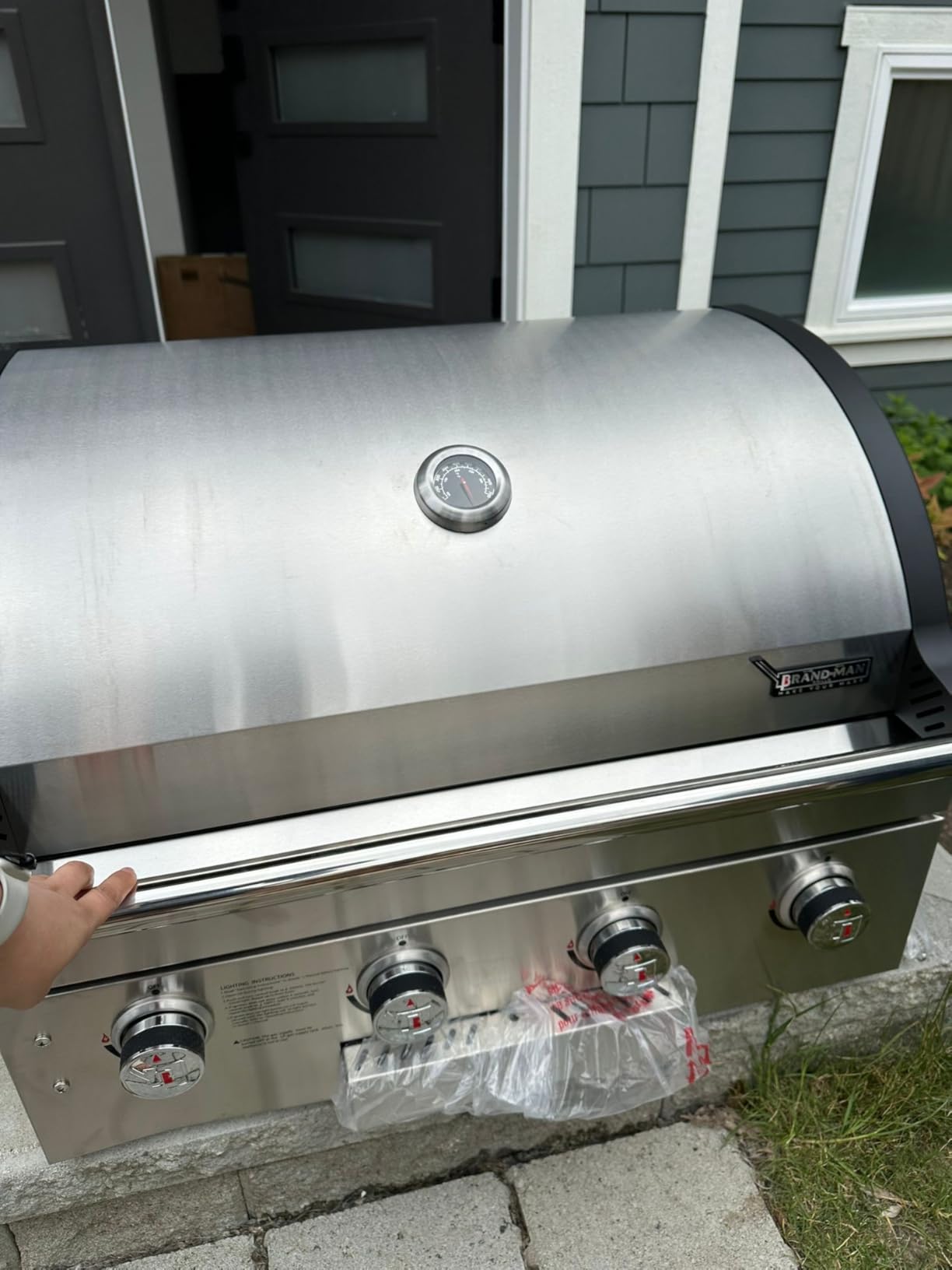 Brand-Man Built-In Gas Grill Head, 30-Inch 4-Burner Outdoor Kitchen Grill customer photo 1