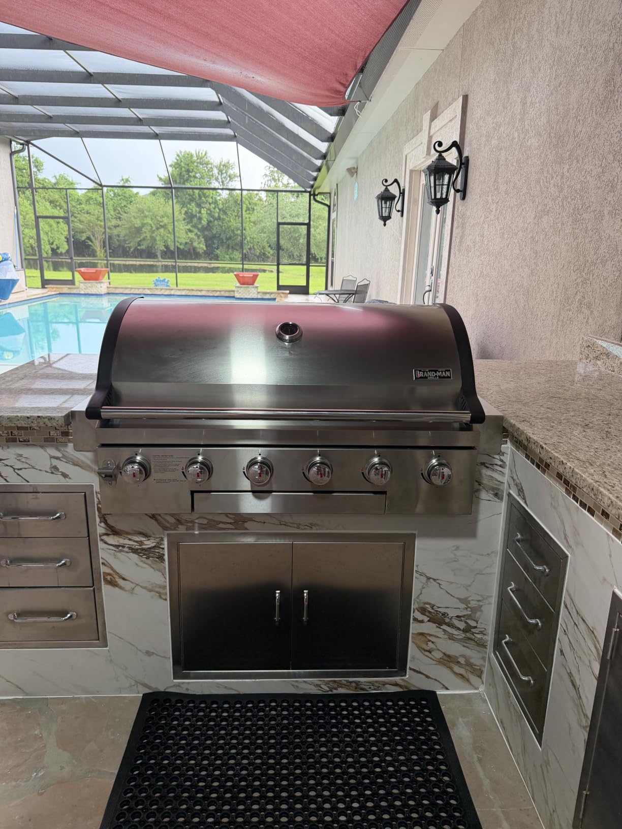 Brand-Man Built-In Gas Grill Head, 30-Inch 4-Burner Outdoor Kitchen Grill customer photo 2