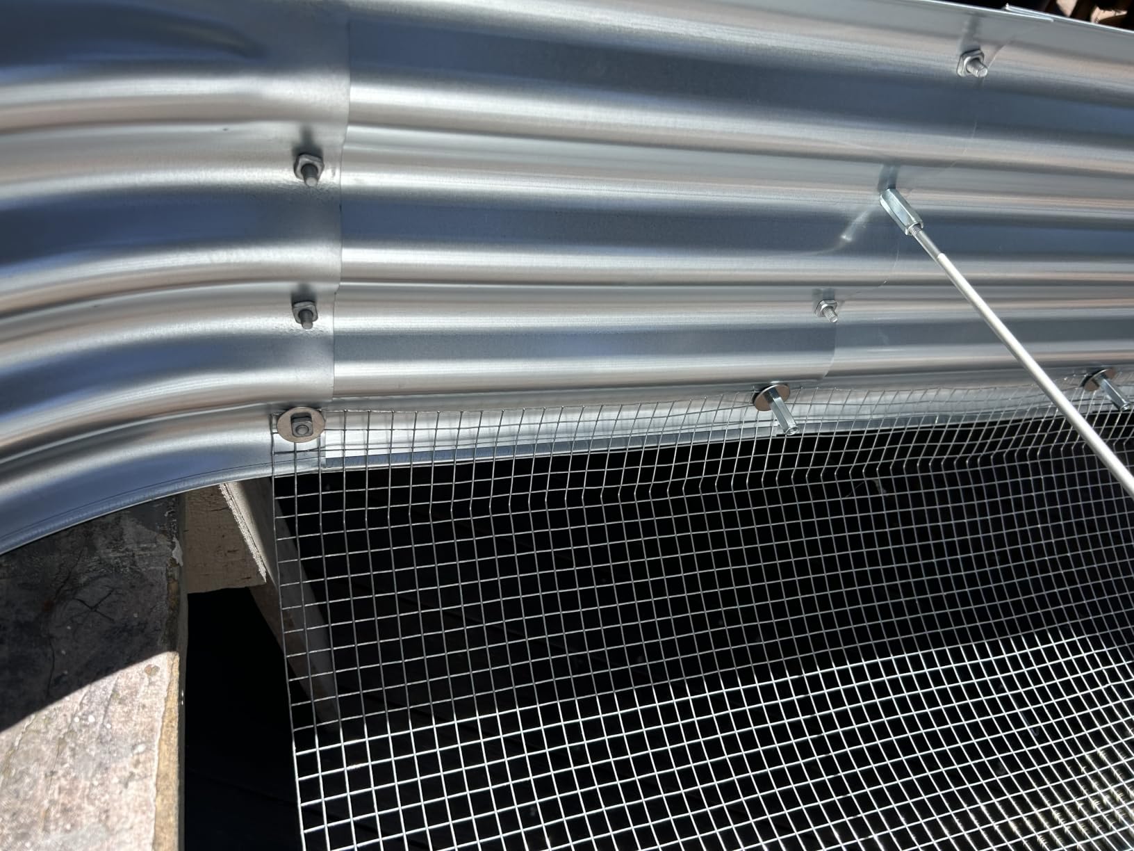 Land Guard 8ft Galvanized Raised Garden Bed Kit, Raised Garden Boxes Outdoor, Oval Metal Raised Garden Beds for Vegetables, Silver,108 Gallon Capacity(with 10 Connecting rods) customer photo 2