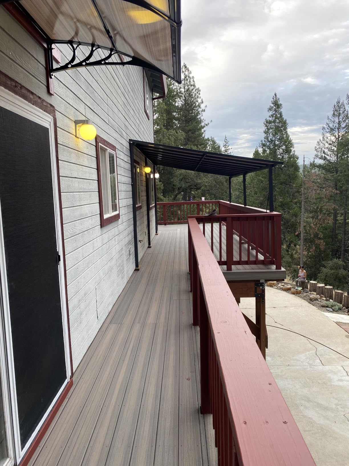 Aoxun 12’x10’ Gazebo for Patio, Gazebo Pergola with Sloped Roof, Black customer photo 1