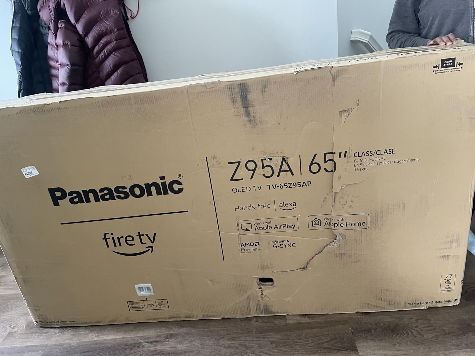 Panasonic Z95 Series (2024 Model) 65-inch OLED 4K Ultra HD Smart Fire TV, Dolby Vision IQ, HDR10+ Adaptive, 144Hz Refresh Rate and Hands-Free Alexa - 65Z95AP customer photo 2