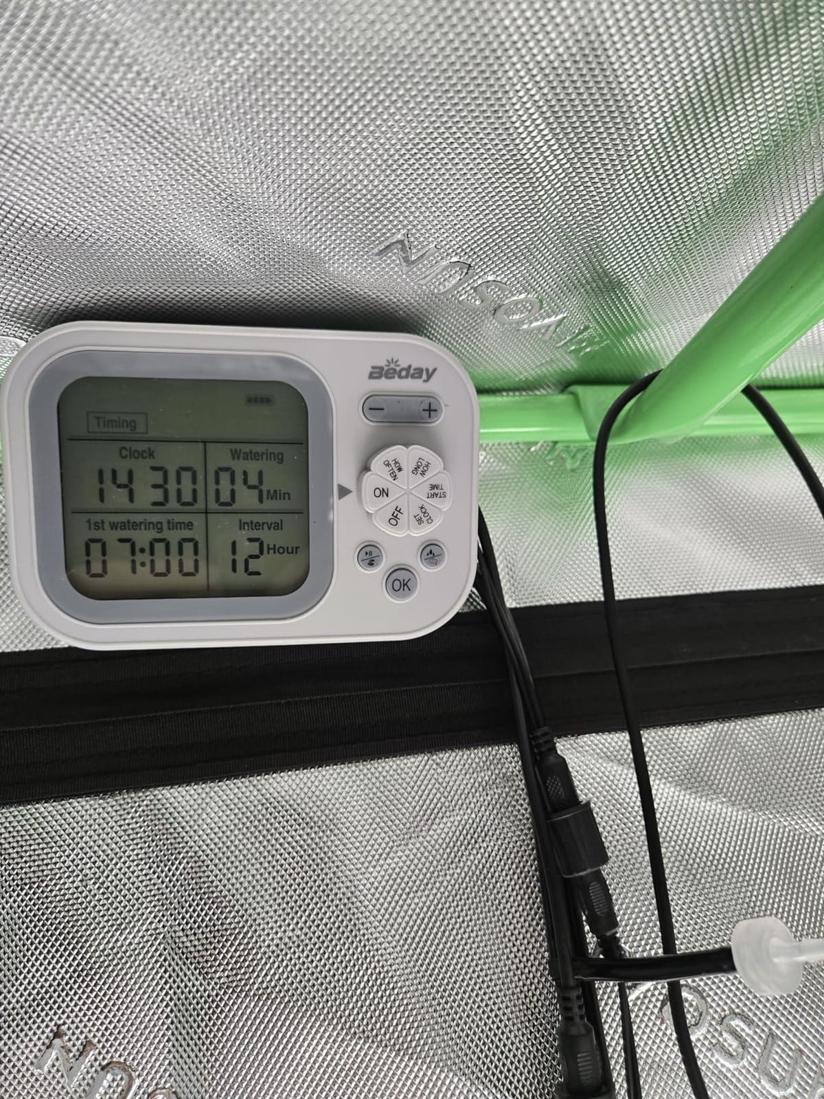 Solar Drip Irrigation System, 490 Timer Modes, 50FT Automatic Plant Watering Kit for 15 Potted Plants, IP67 Waterproof Auto Solar Irrigation Indoor and Outdoor Use for Garden,Balcony, Patio customer photo 2