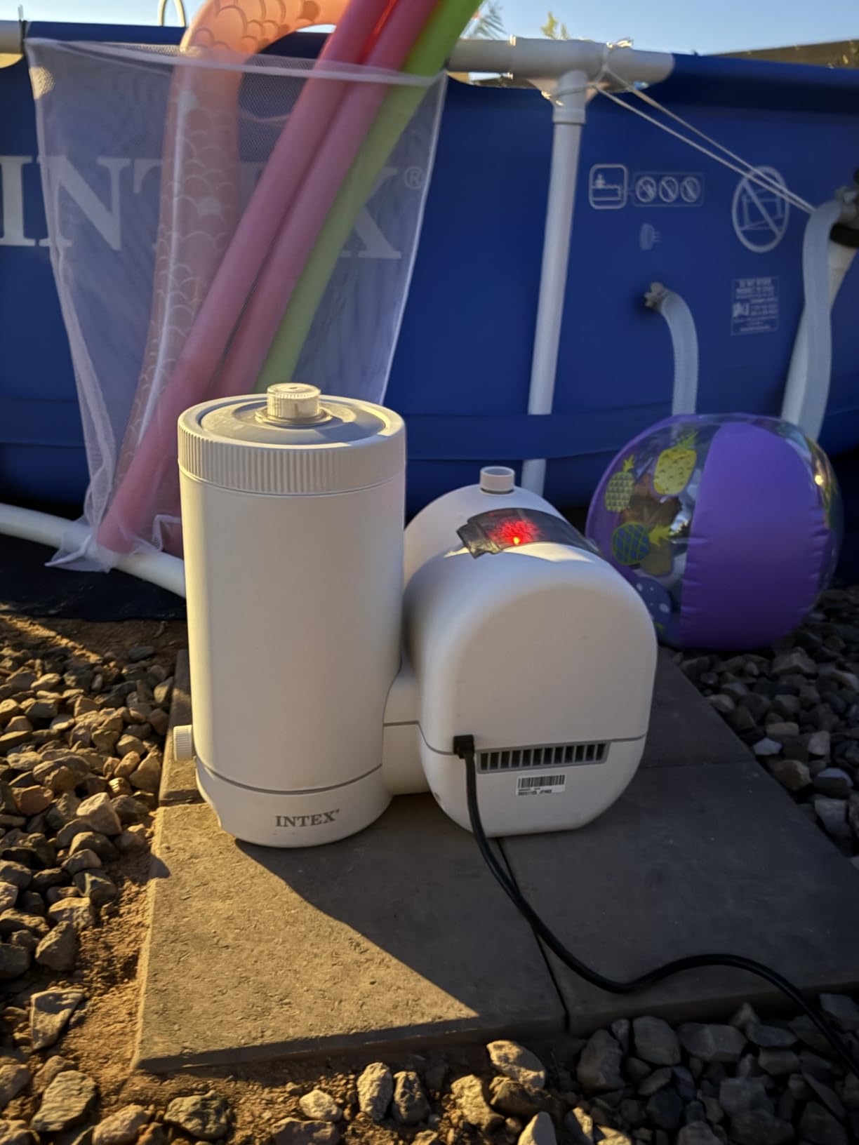 INTEX Krystal Clear 2,500 GPH Cartridge Filter Pump for Above Ground Pools customer photo 2