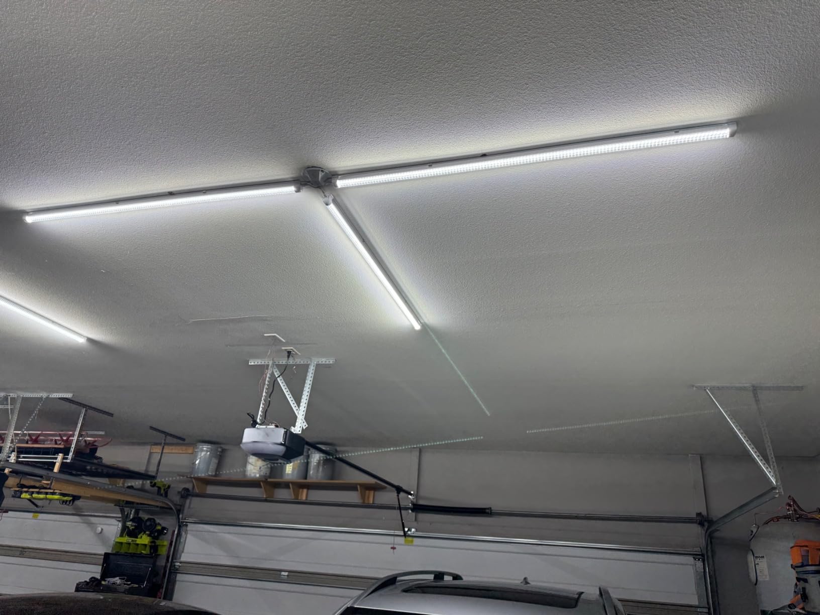 10Pack 4FT LED Shop Light - 50W 8000LM 6500K Linkable Clear Cover T8 LED Tube Light for Workshop, Warehouse, Basement - Plug and Play customer photo 2