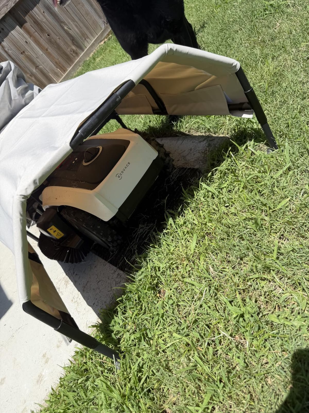 Robot Mower Garage, Rainproof UV-Proof Shelter for All Mowers(Large Size) customer photo 2