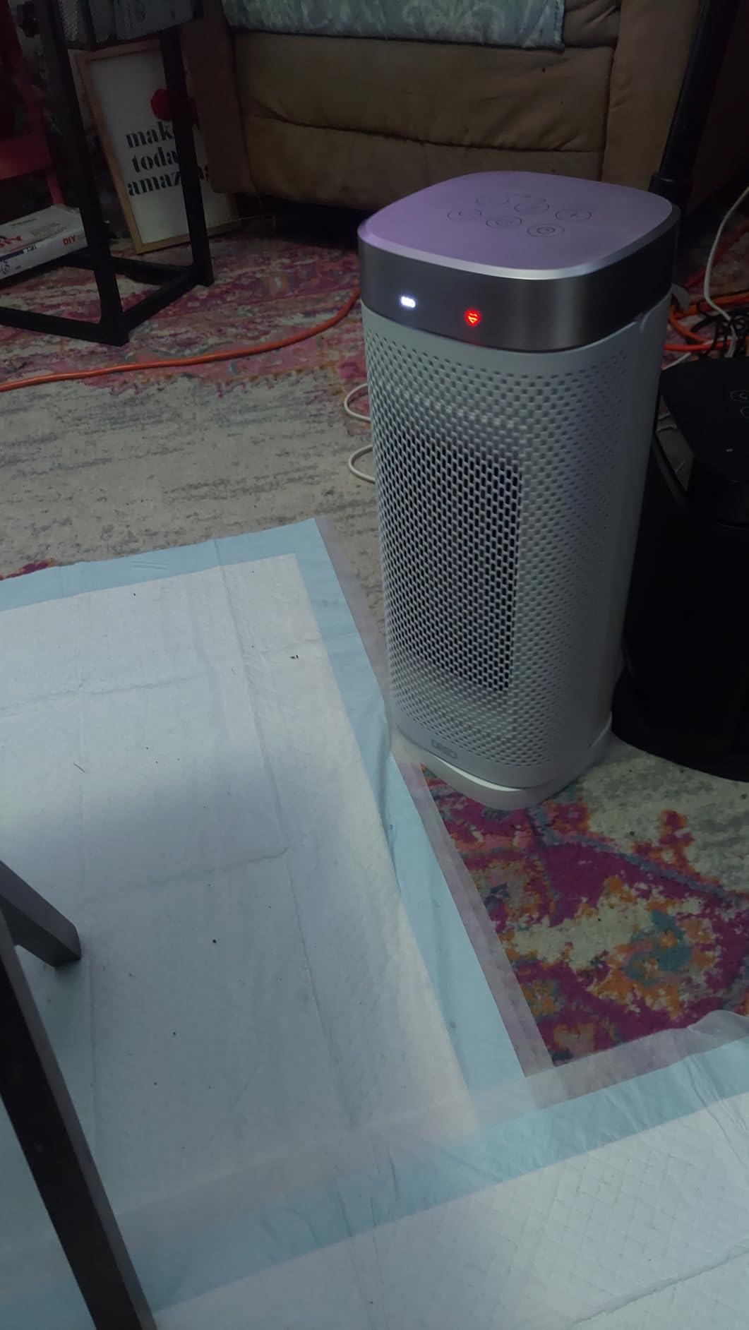 DREO Space Heaters for Indoor Use, 16 Inch Electric Heater for Large Room customer photo 2