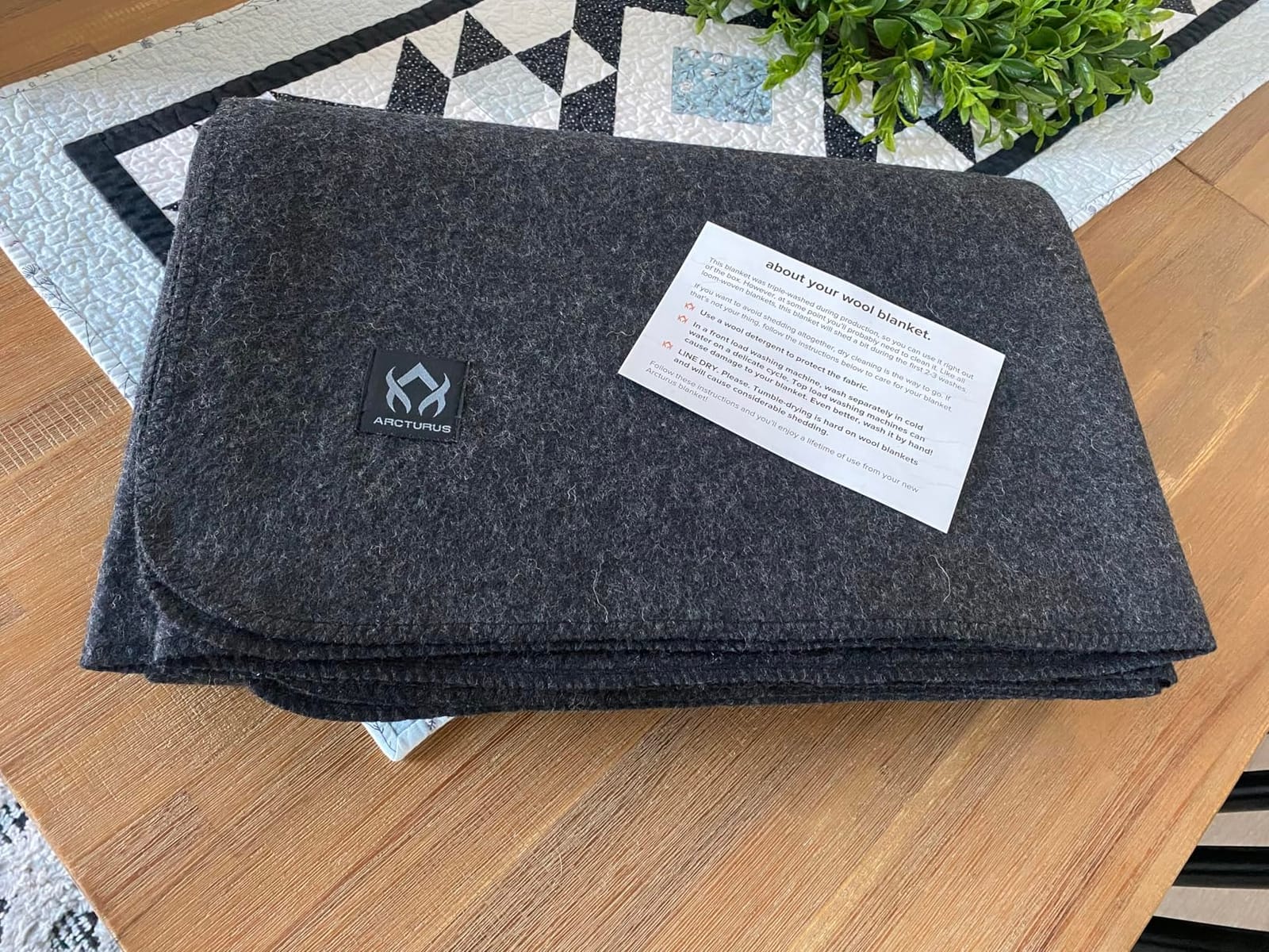 Arcturus Military Wool Blanket - Warm, Thick, Washable - Great for Outdoors, Camping, Stadium Blanket, Picnics, Travel - Car & Bushcraft Survival Kits customer photo 1
