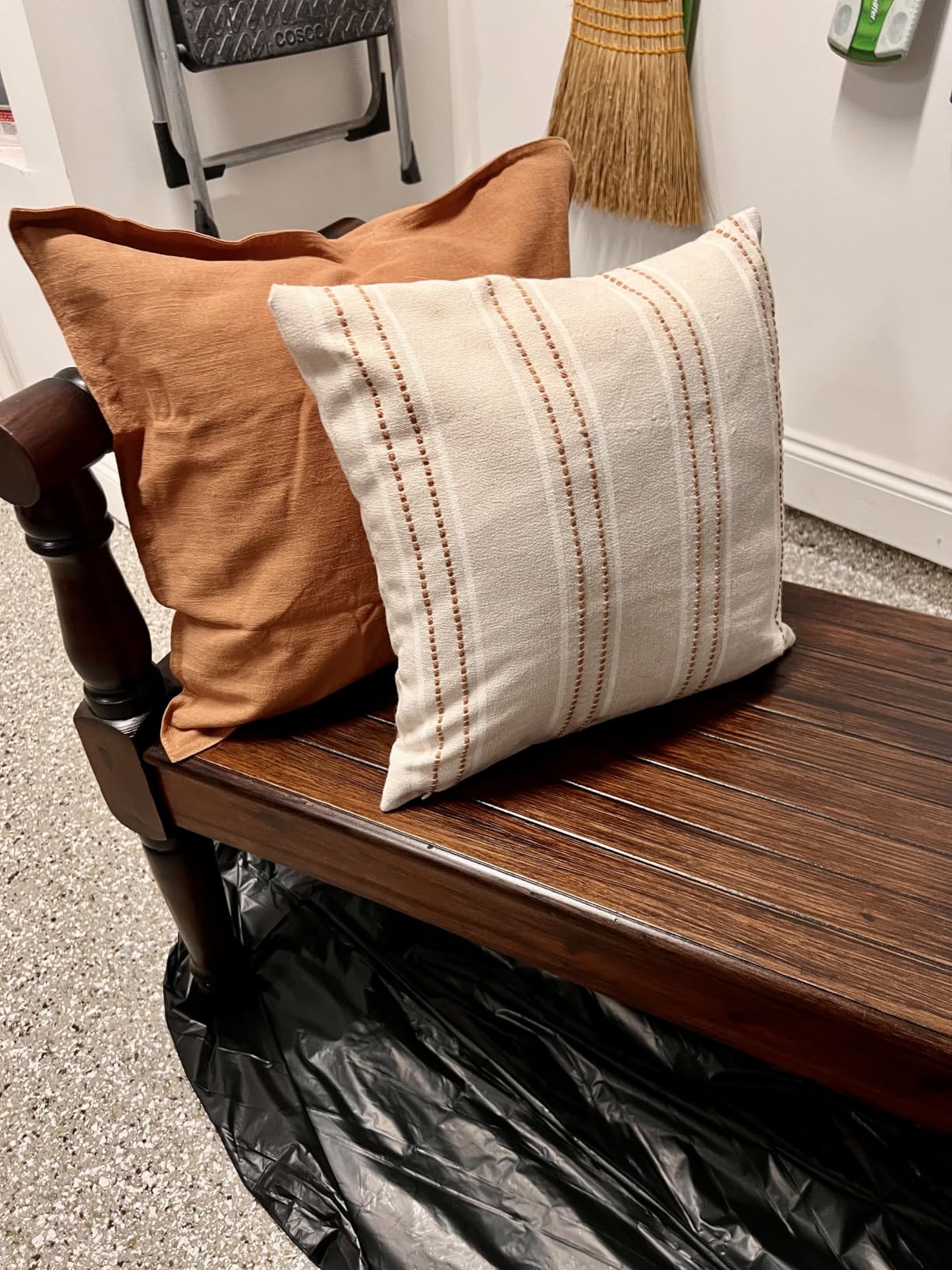 Hckot Lumbar Throw Pillow Covers 12x20 Set of 2 Striped Pillow Covers customer photo 1