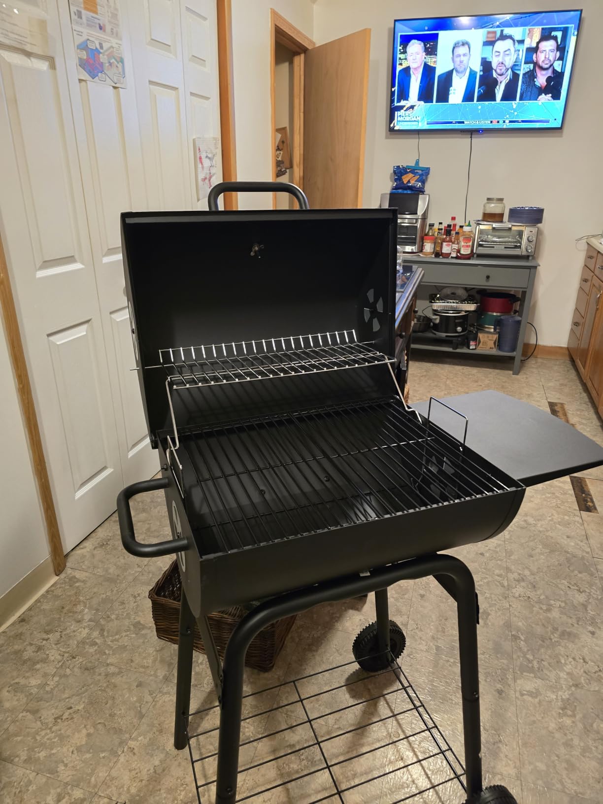 Kendane Barrel Charcoal Grill, Large Charcoal Grills with Side Shelf customer photo 1
