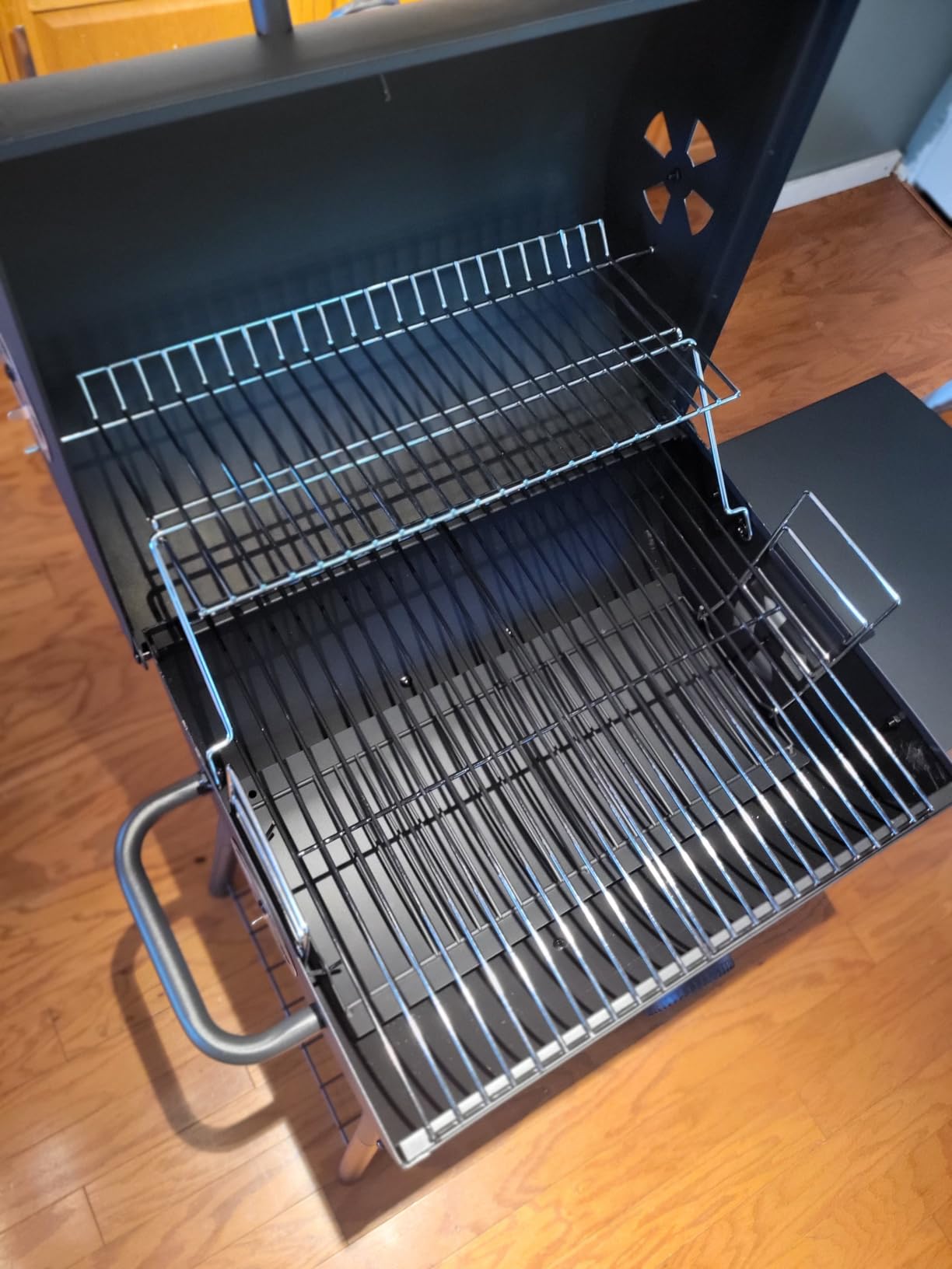 Kendane Barrel Charcoal Grill, Large Charcoal Grills with Side Shelf customer photo 2