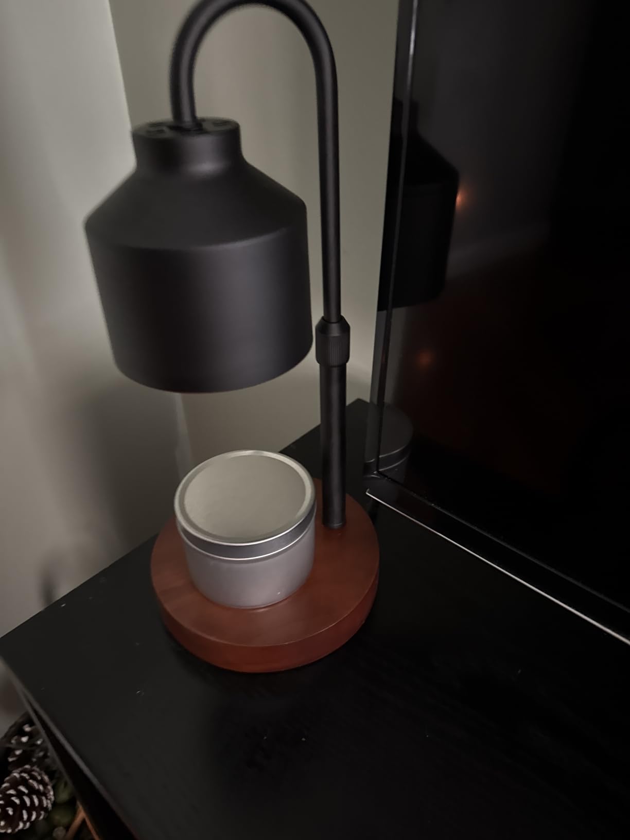 LISUNAR Electric Candle Warmer Lamp with Timer, Adjustable Height, 2 Bulbs customer photo 2
