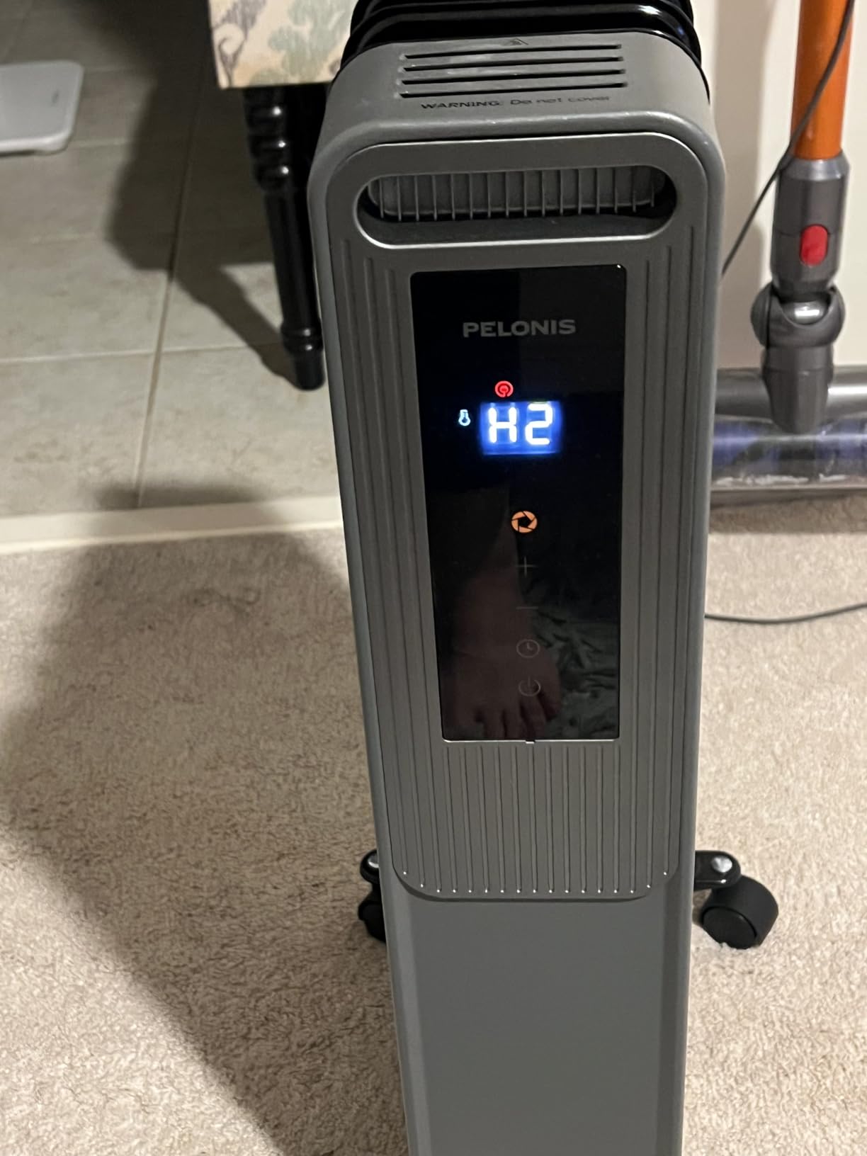 PELONIS Oil Filled Radiator Heater for Indoor Use Large Room with Remote, Electric Space Heater with Thermostat, Energy Efficient with ECO Mode, 24H Timer, Quiet, Overheat & Tip-Over Protection, 1500W customer photo 1