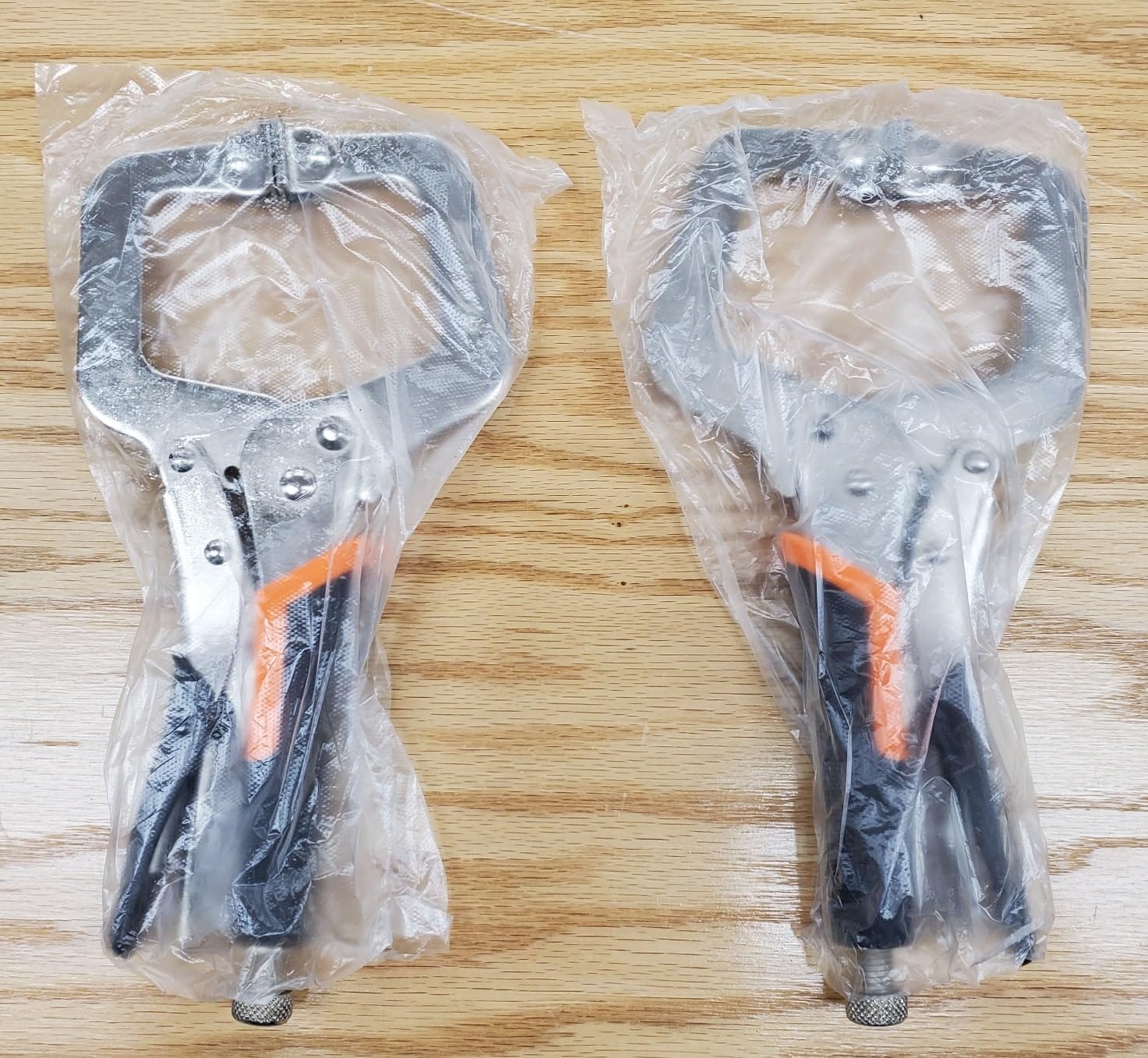 6-Inch C-Clamp Locking Pliers,Heavy Duty Vise Grip Welding Clamp With Swivel Pads for Woodworking,Home,Metalworking,Auto Repair(4 Pack) customer photo 1