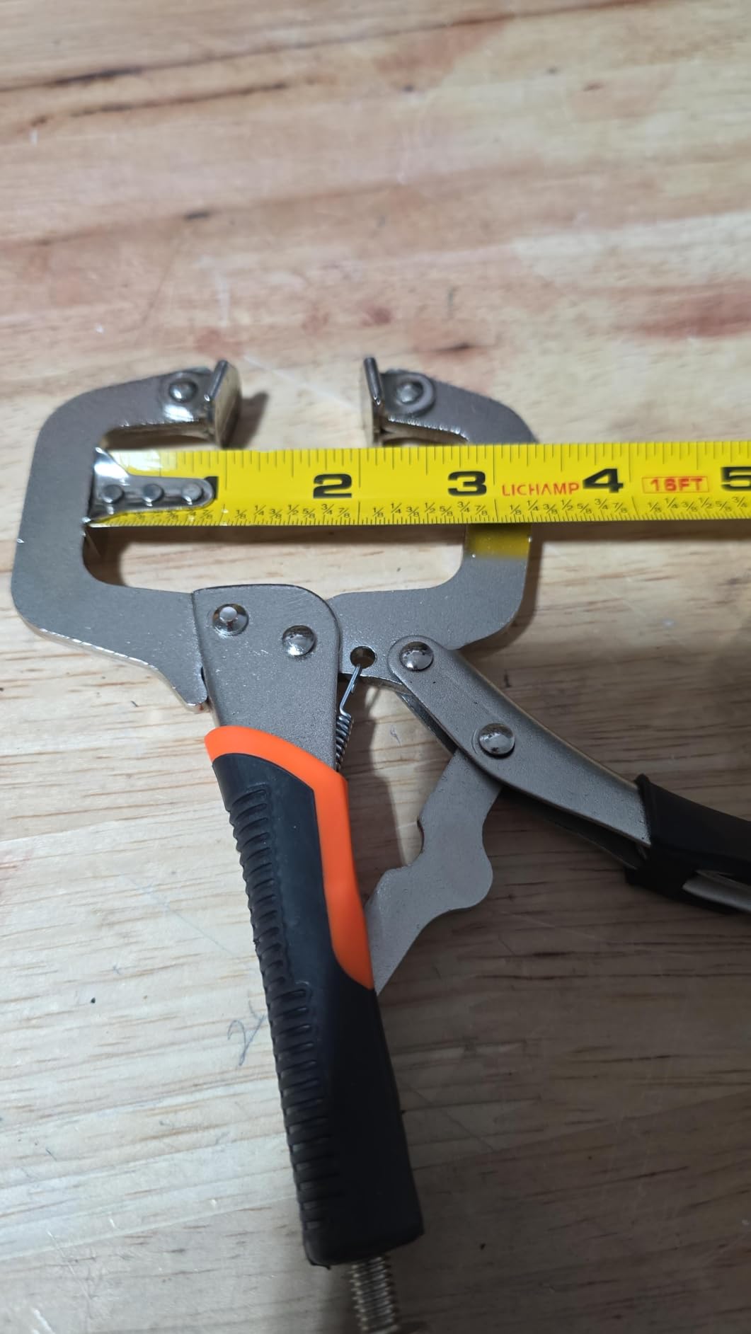 6-Inch C-Clamp Locking Pliers,Heavy Duty Vise Grip Welding Clamp With Swivel Pads for Woodworking,Home,Metalworking,Auto Repair(4 Pack) customer photo 2