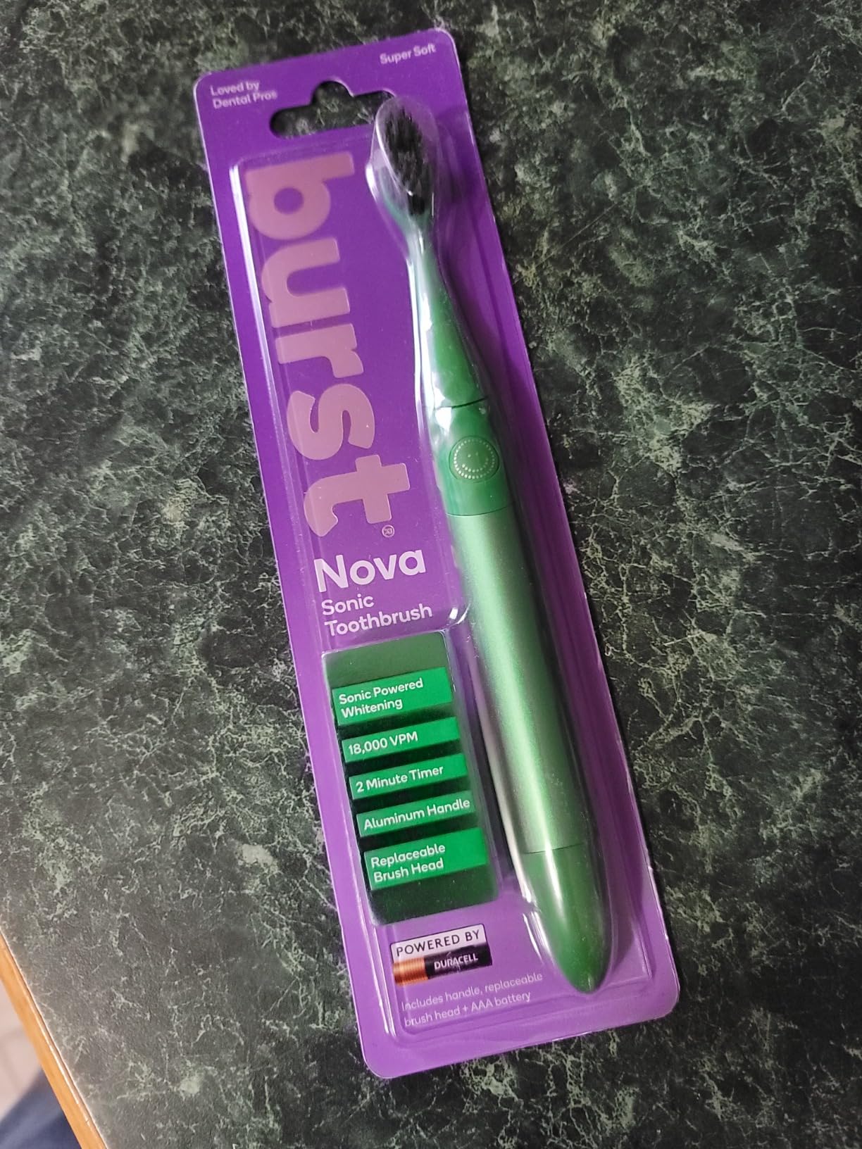 Burst Nova Toothbrush (Blue) | Sonic Powered Teeth Whitening customer photo 2