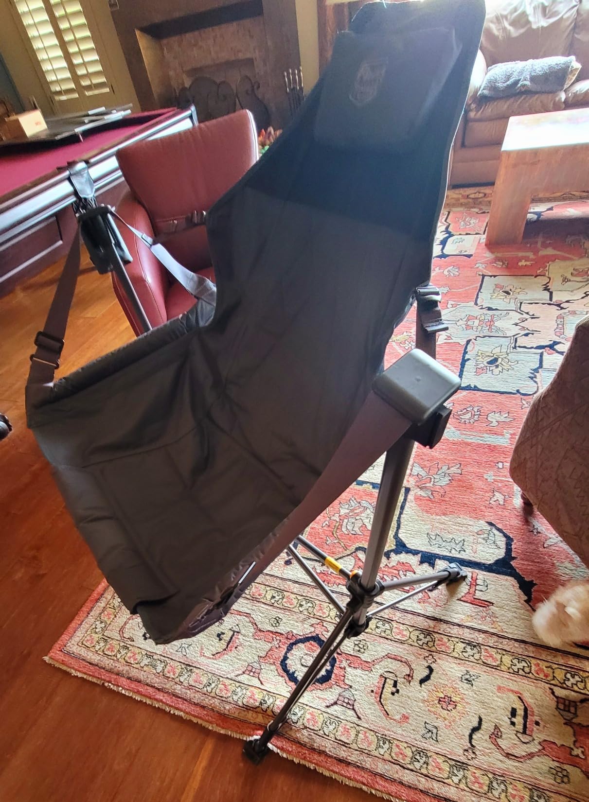 TIMBER RIDGE Hammock Camping Chair, Oversized Swinging Chair, 400lbs Load | Portable Folding Rocking Camping Chair with Adjustable Back & Seat Height for Outdoor Lawn, Backyard and Patio customer photo 2