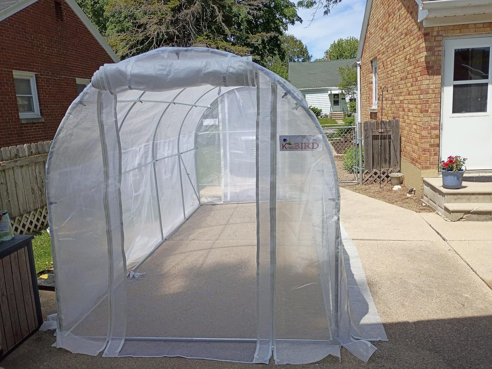 KING BIRD Premium 15x7x7 FT Greenhouse for Outdoors, Large Heavy Duty customer photo 2