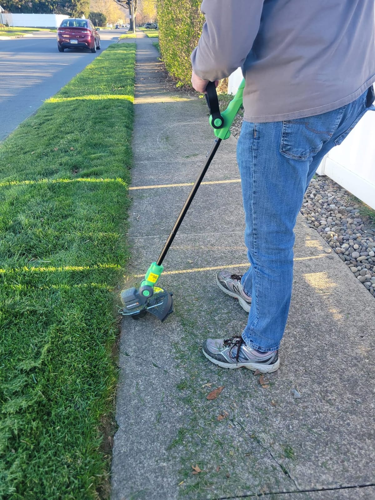 WORKPROX 12inch 20V Weed Wacker, 2Pcs Grass Trimmer Spool Line customer photo 2