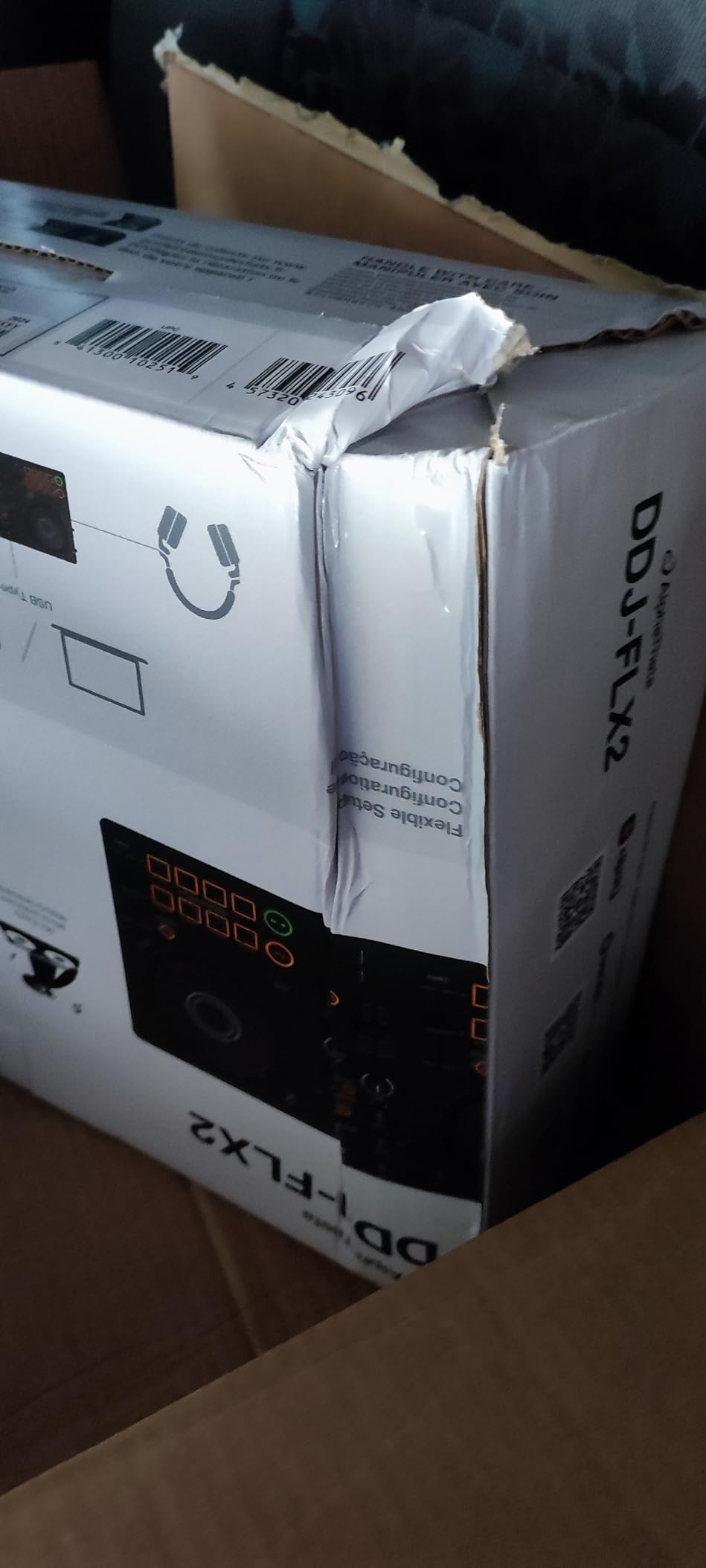 AlphaTheta Pioneer DJ DDJ-FLX2 2-Channel DJ Controller, Smart Fader, USB-C customer photo 2