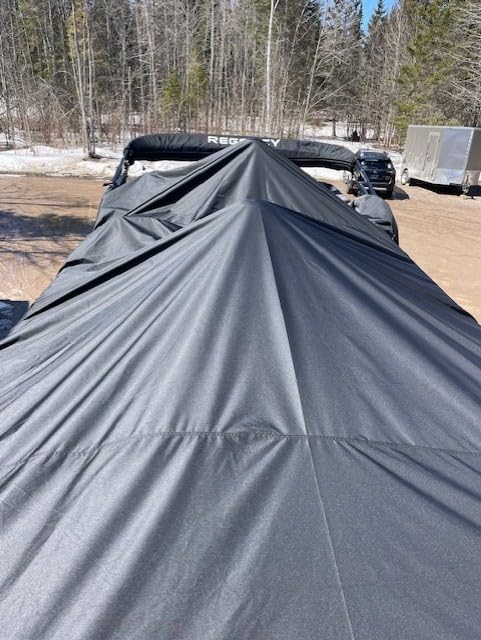 5-Ply 1600D+1200D Pontoon Boat Cover, 21'-24' customer photo 1