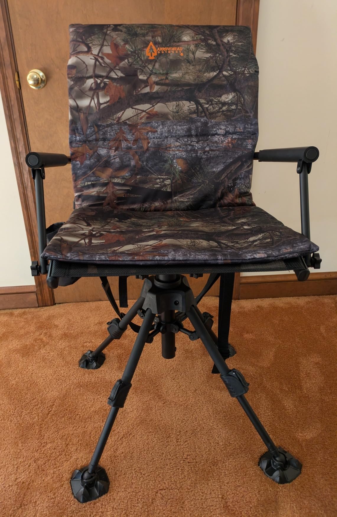ARROWHEAD OUTDOOR Wide Folding 360° Hunting Swivel Blind Chair customer photo 1