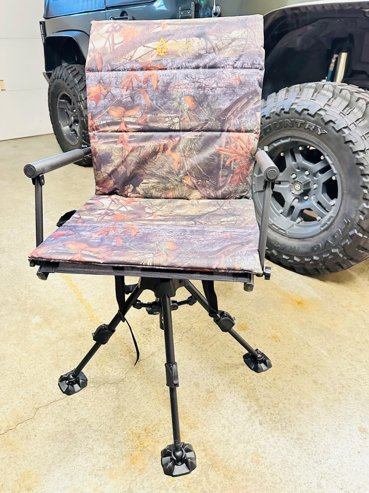ARROWHEAD OUTDOOR Wide Folding 360° Hunting Swivel Blind Chair customer photo 2
